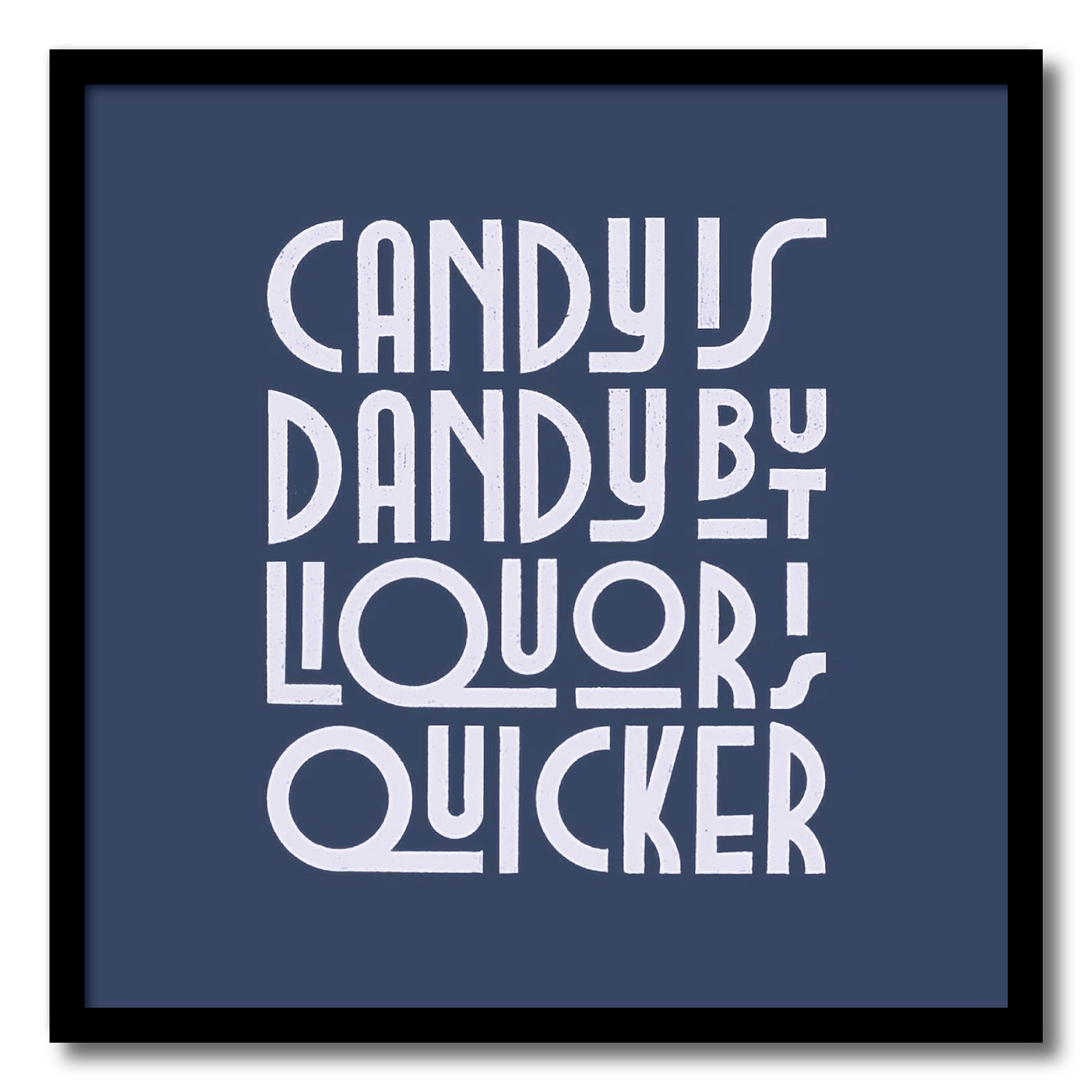 Art Deco Hand Lettered Print Design