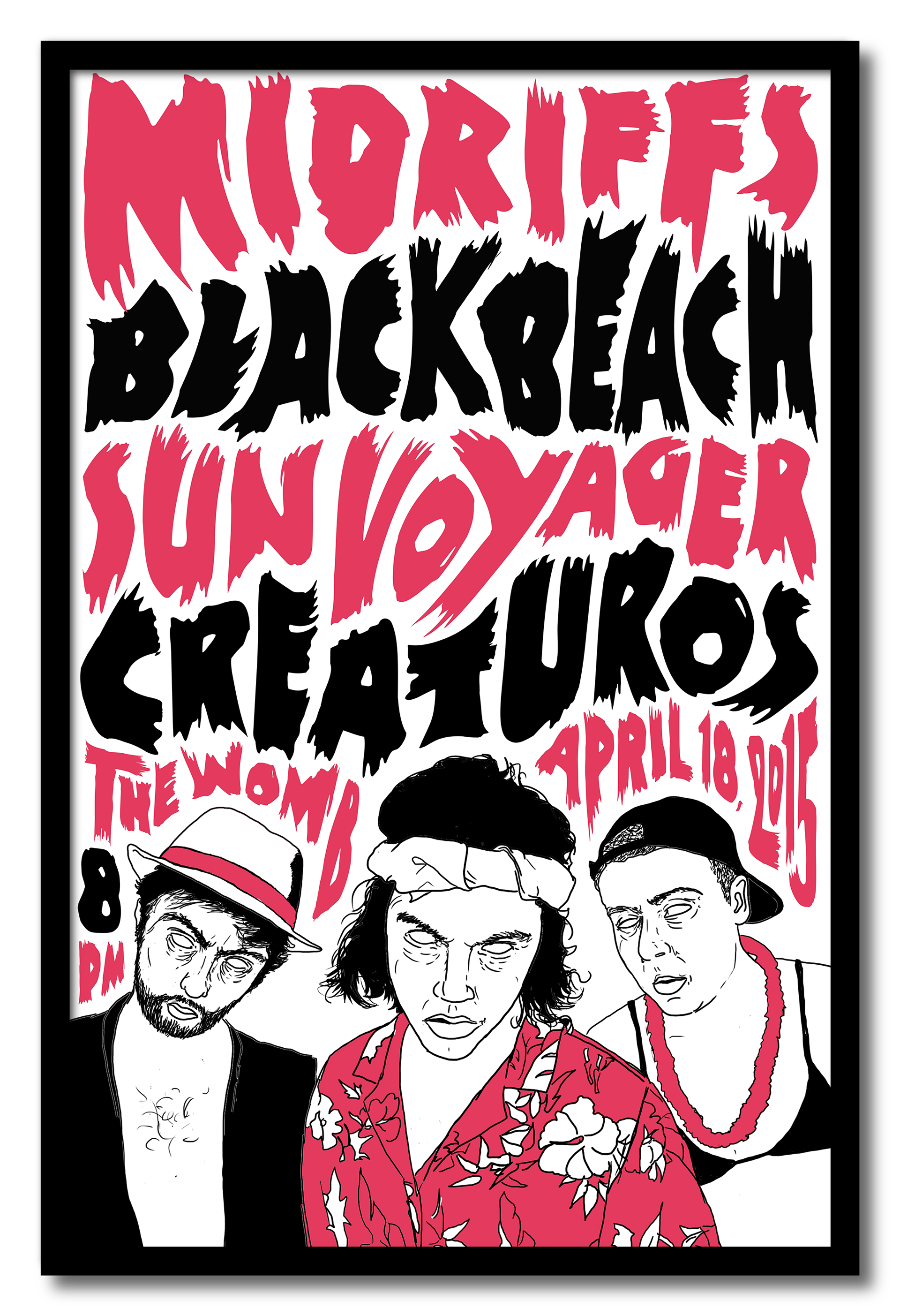 Midriffs Concert Poster