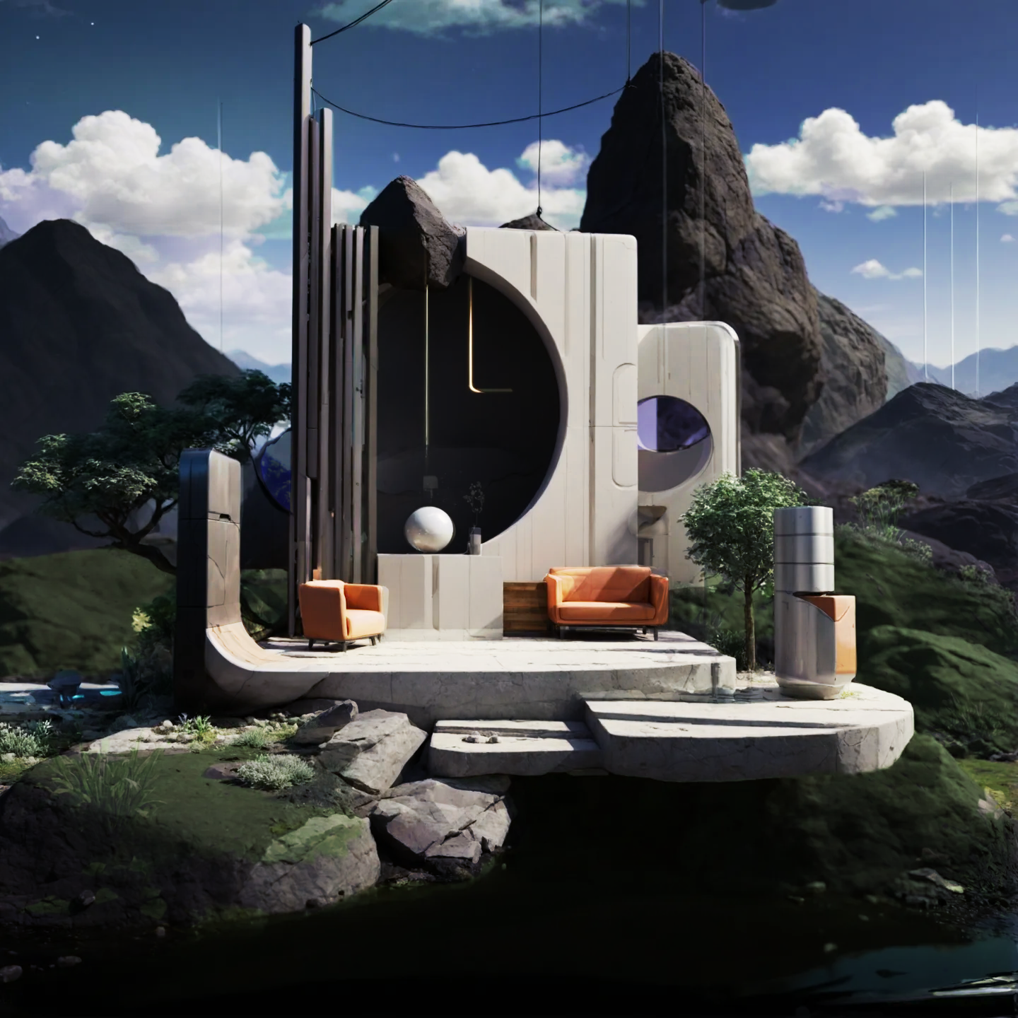 This color study vividly demonstrates the amazing possibilities for our natural spaces when we utilize an asset library like Megascans.