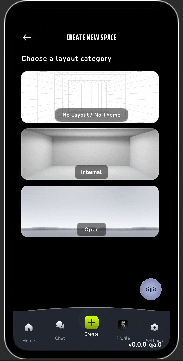 Hexagon: interior space