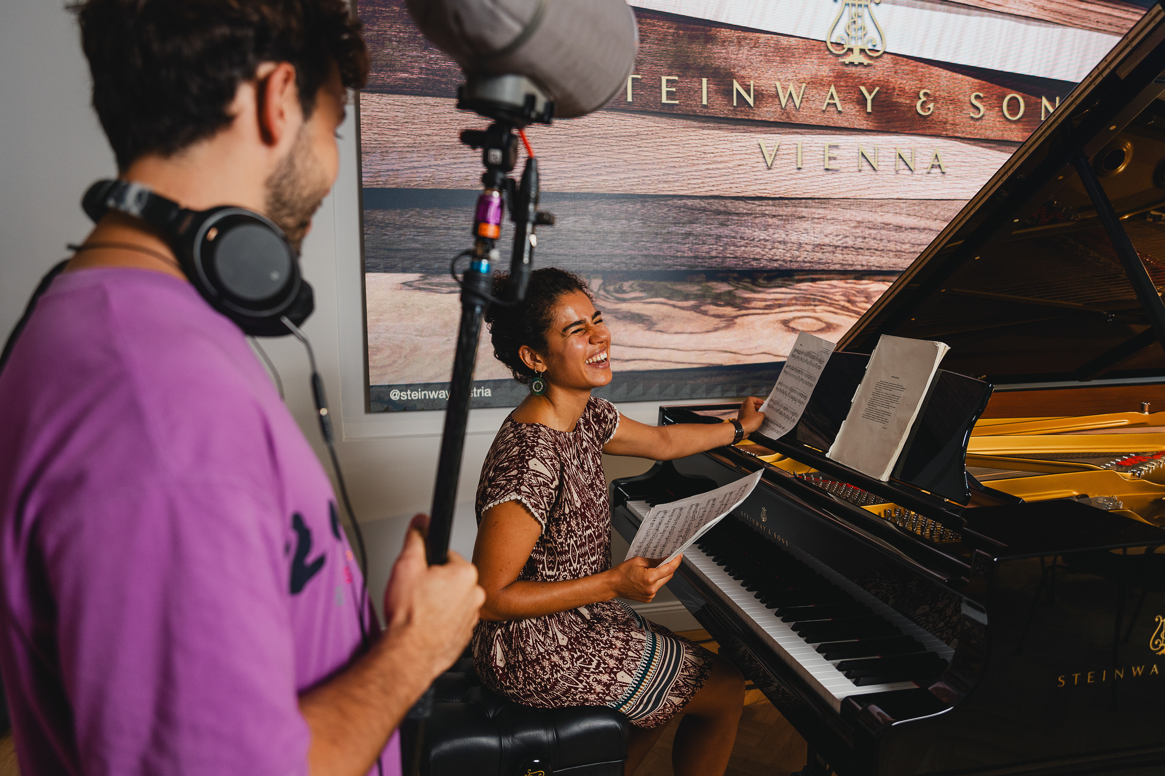 Salambô Dago at Steinway & Sons © Natasha Schubert