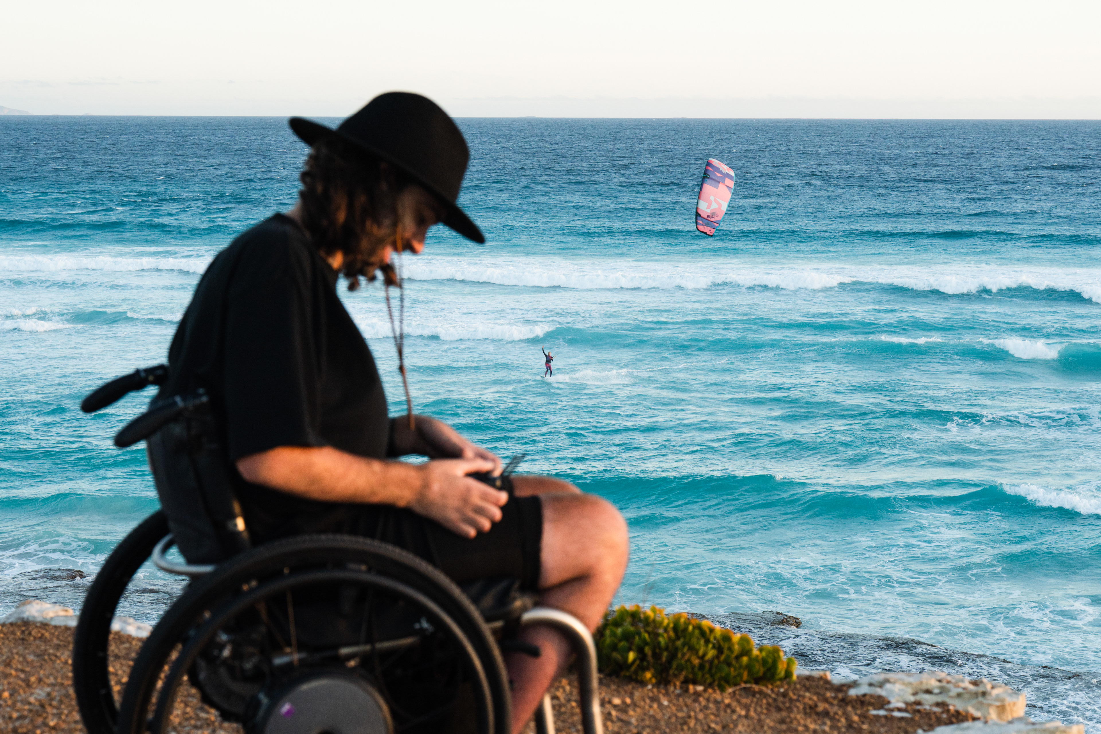 Jaimen Hudson filming Gabi Steindl with his drone ©MiriamJoanna
