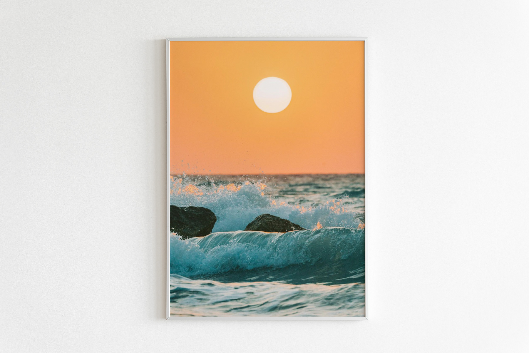 Nr•2 / Orange Waves