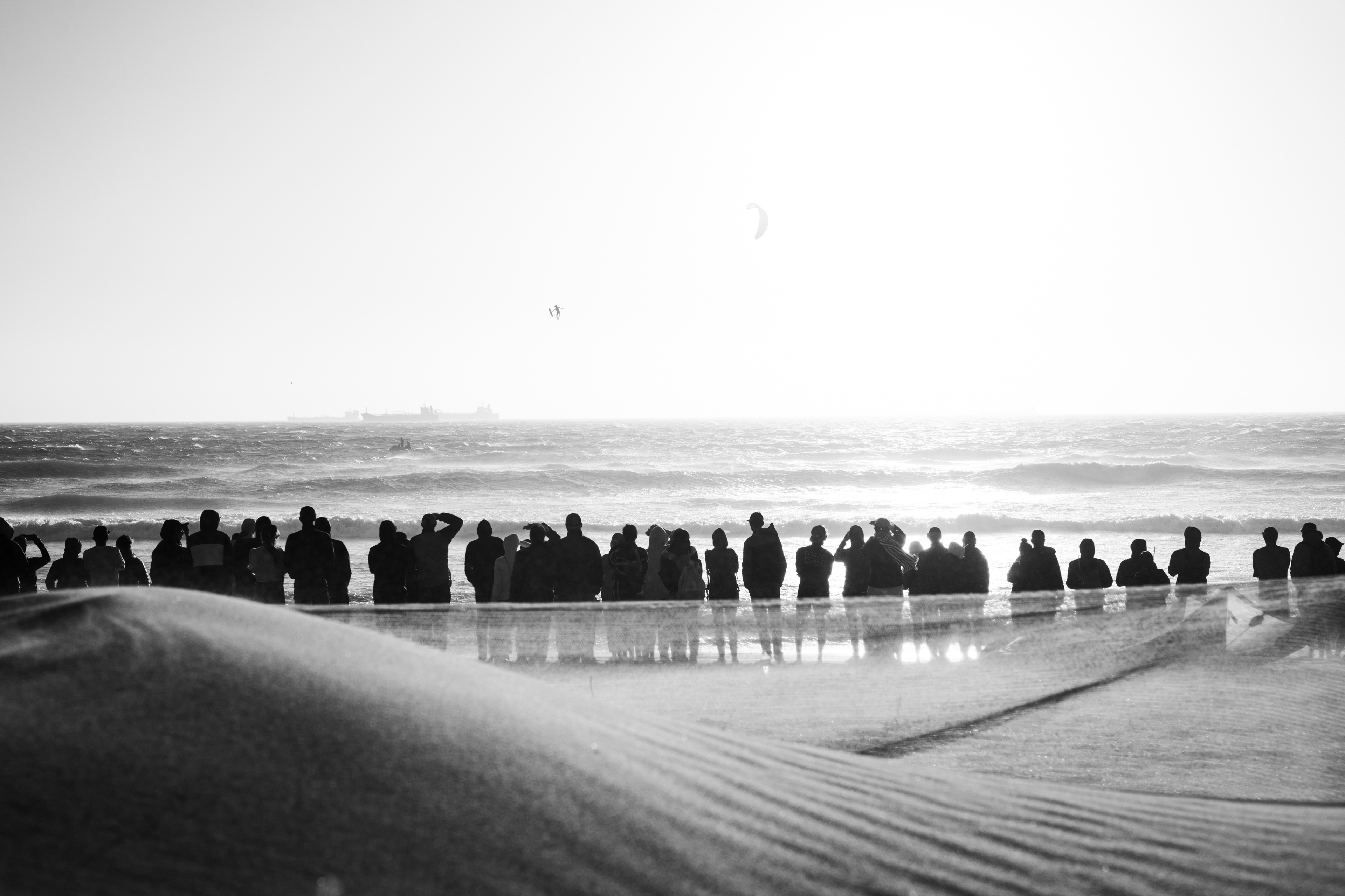 Jamie Overbeek vanishing into the sun