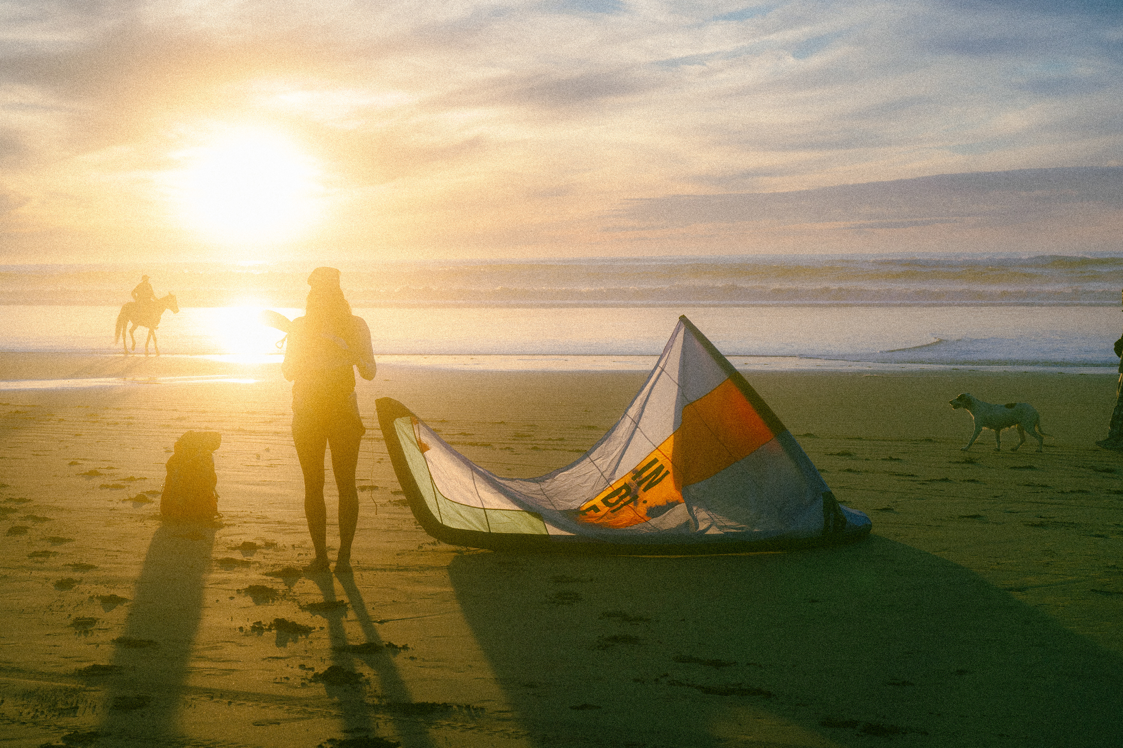 Noussa Denkler setting up the INDIE