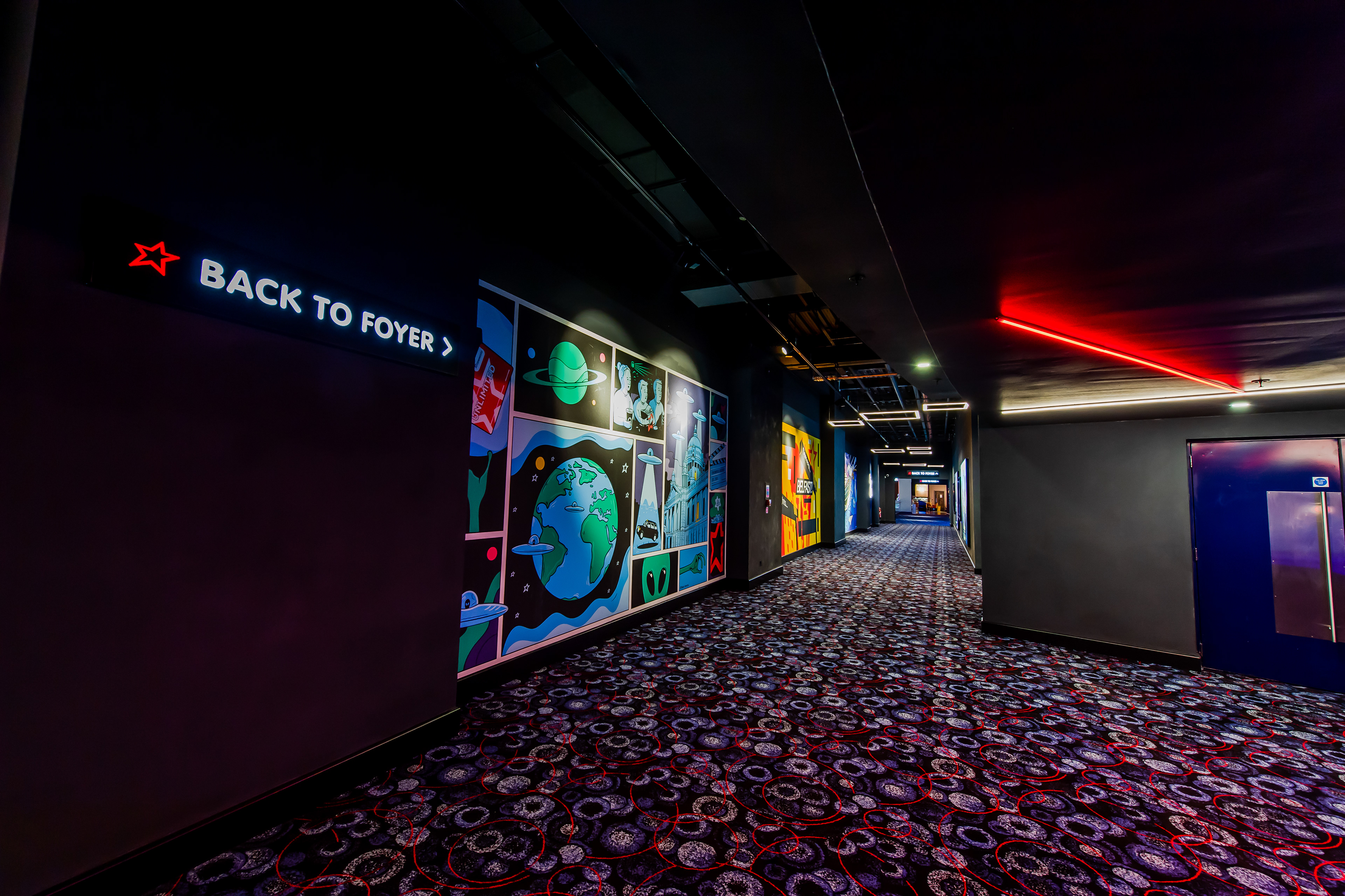 Cineworld Mural - Belfast Invasion