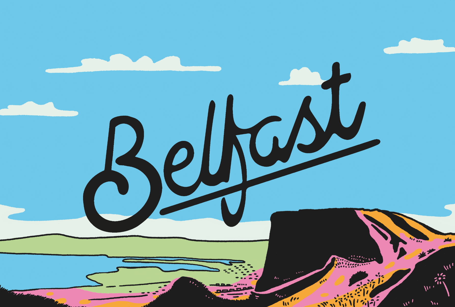 Belfast Sticker