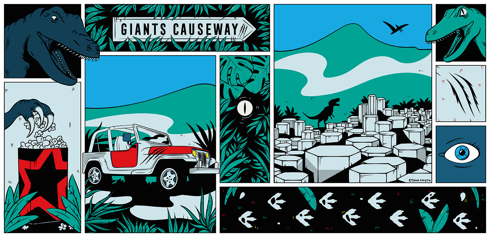 Cineworld Mural - Giants Causeway