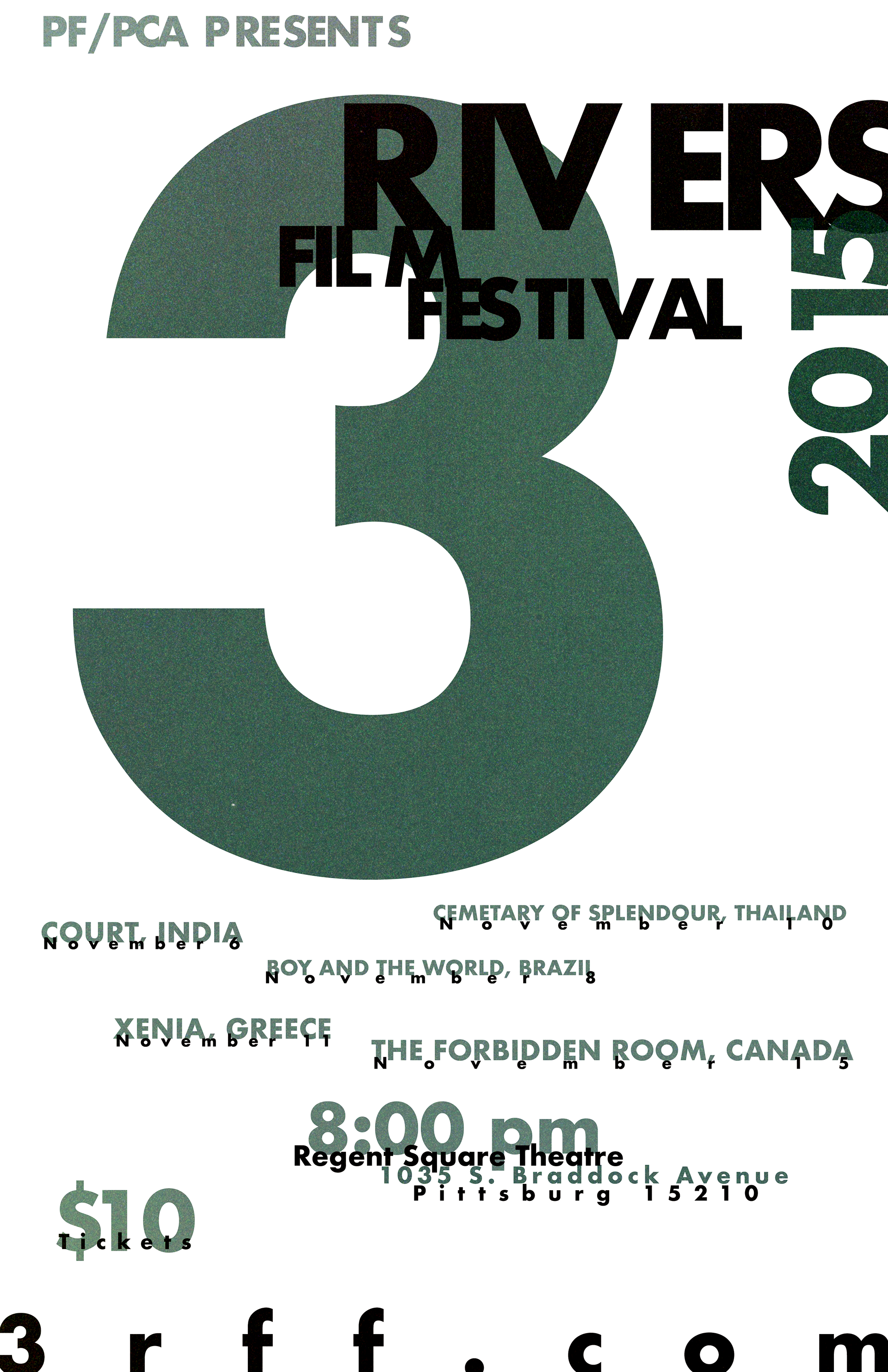 Typography "rule-breaking" poster