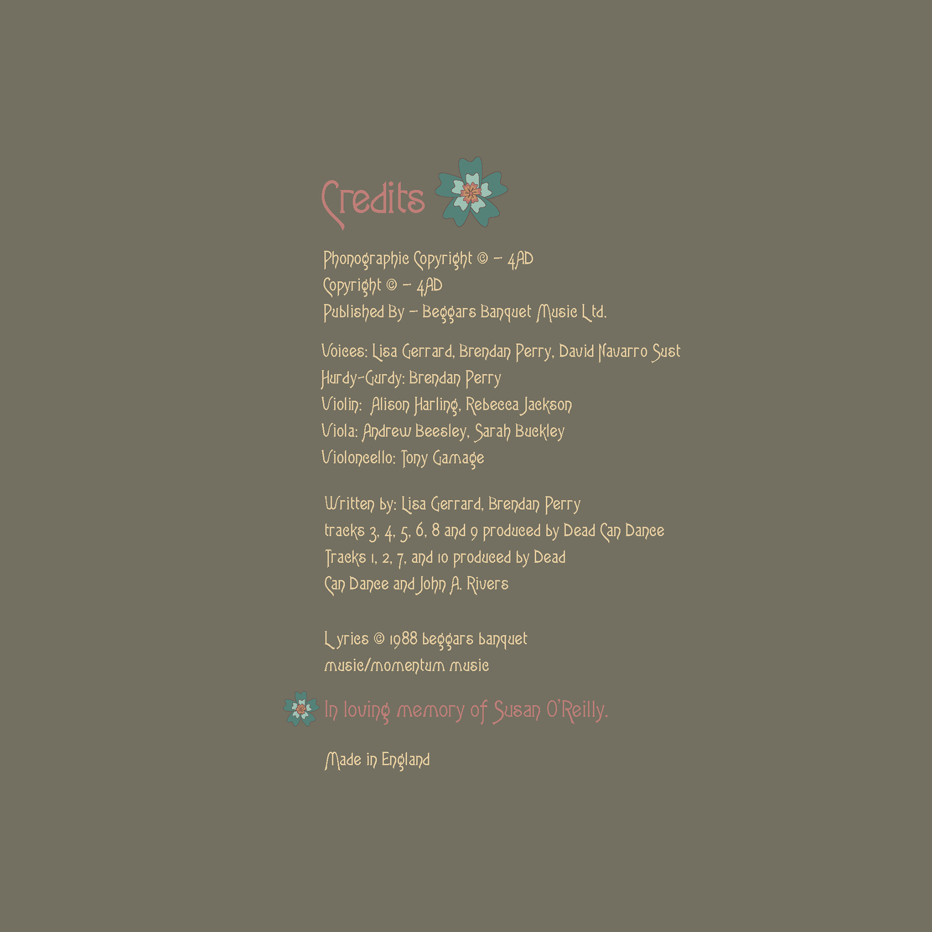 Credits
