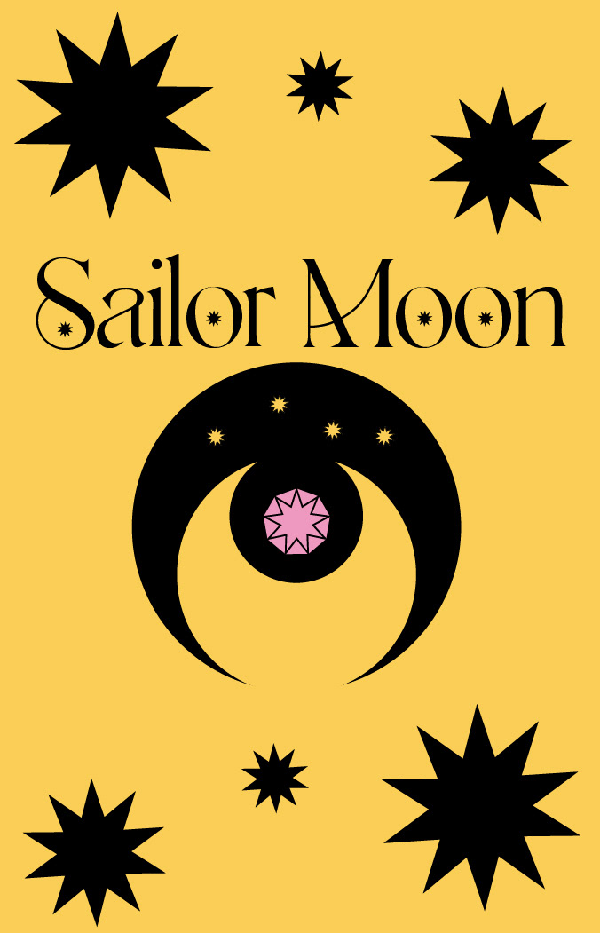 Sailor Moon: Back of Card