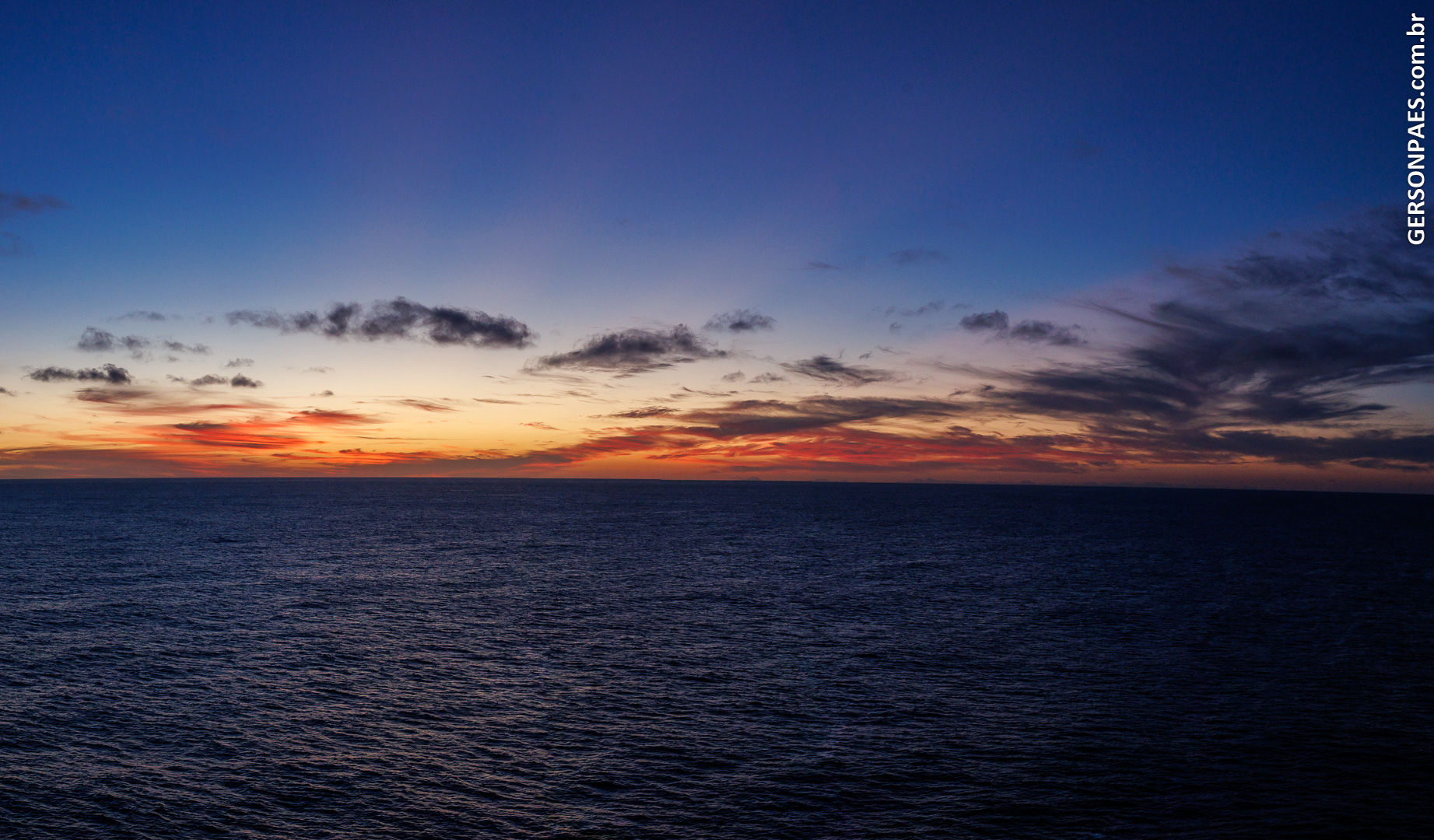 Pôr do Sol, tamanho original 83cm x 46cm