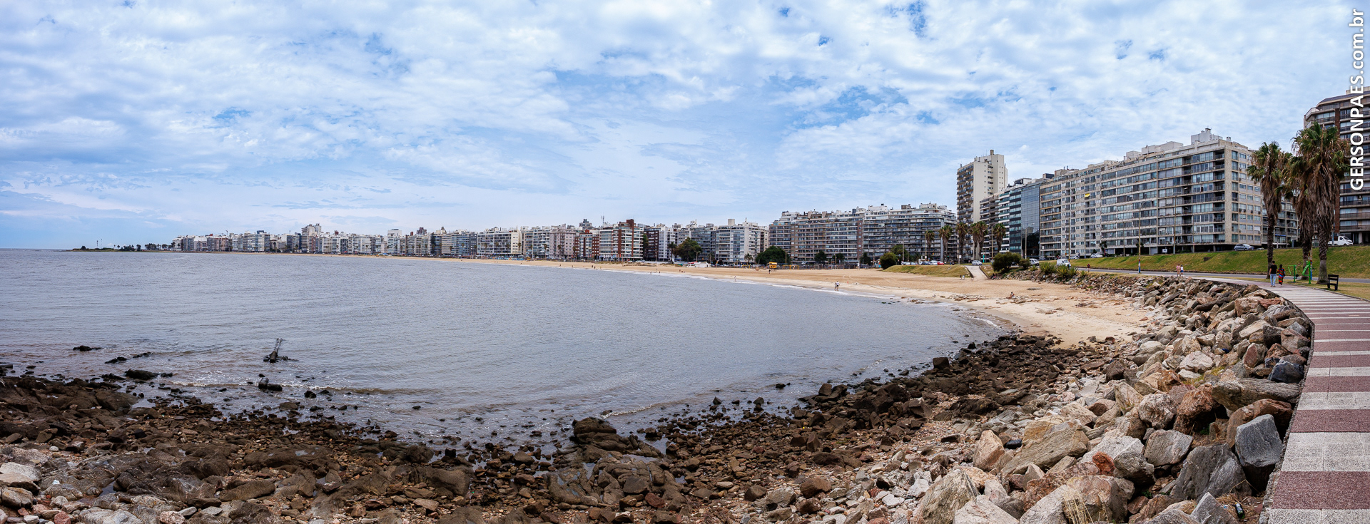 Bairro Pocitos em Montevidéu, tamanho original 61cm x 23cm