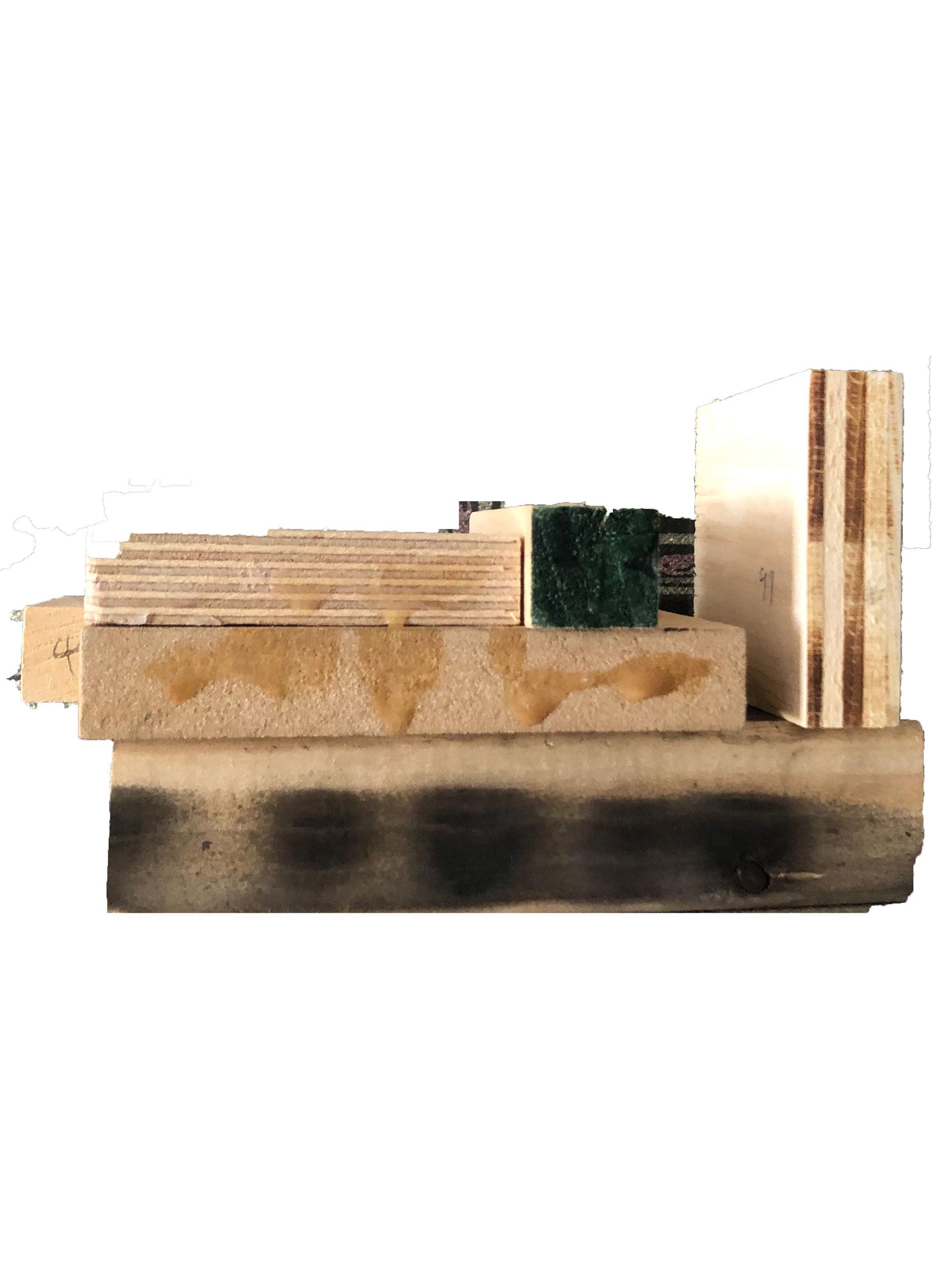 Untitled Reclaimed Wood, Wood Glue 2025