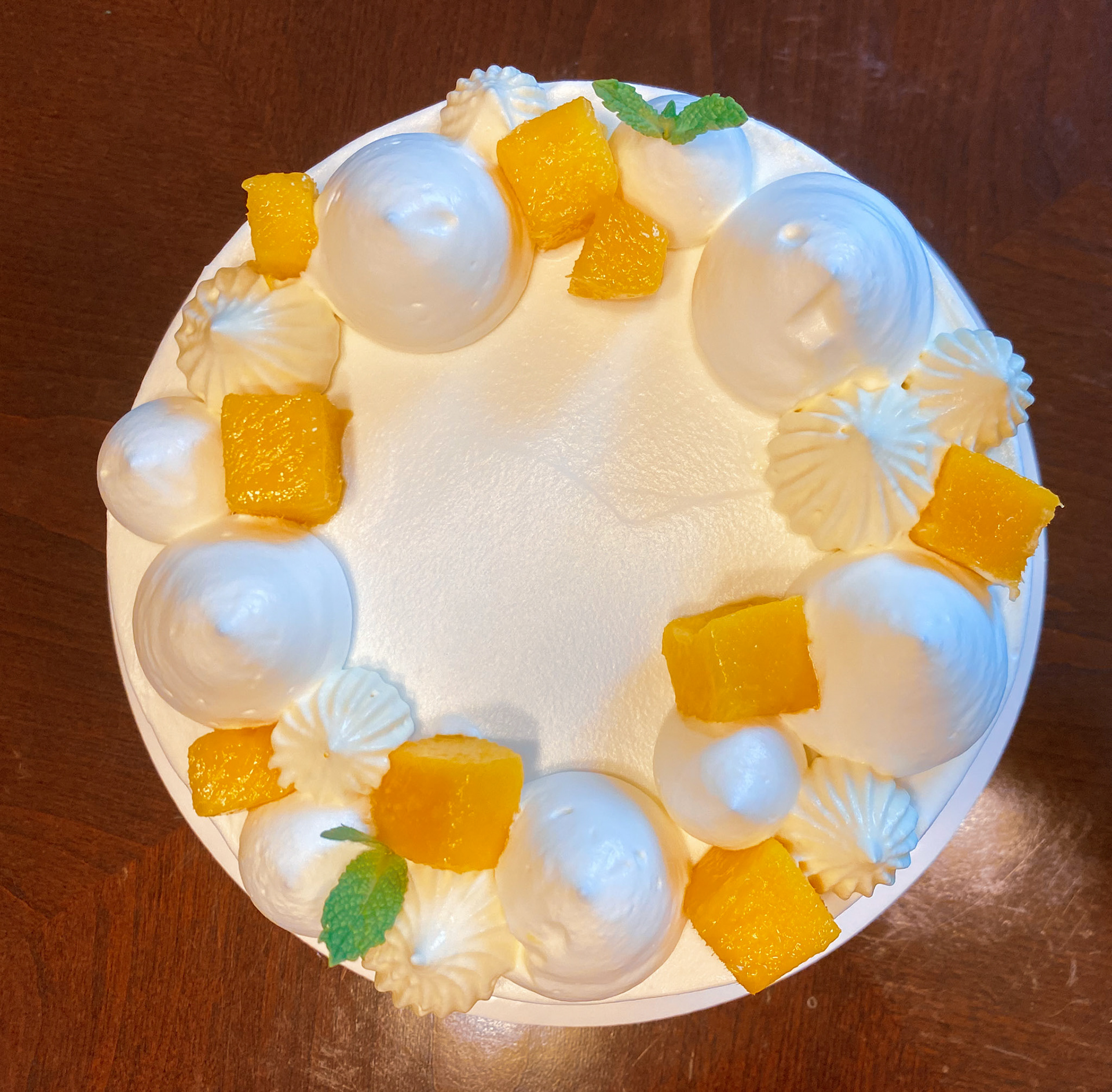 Mango Cream Cake