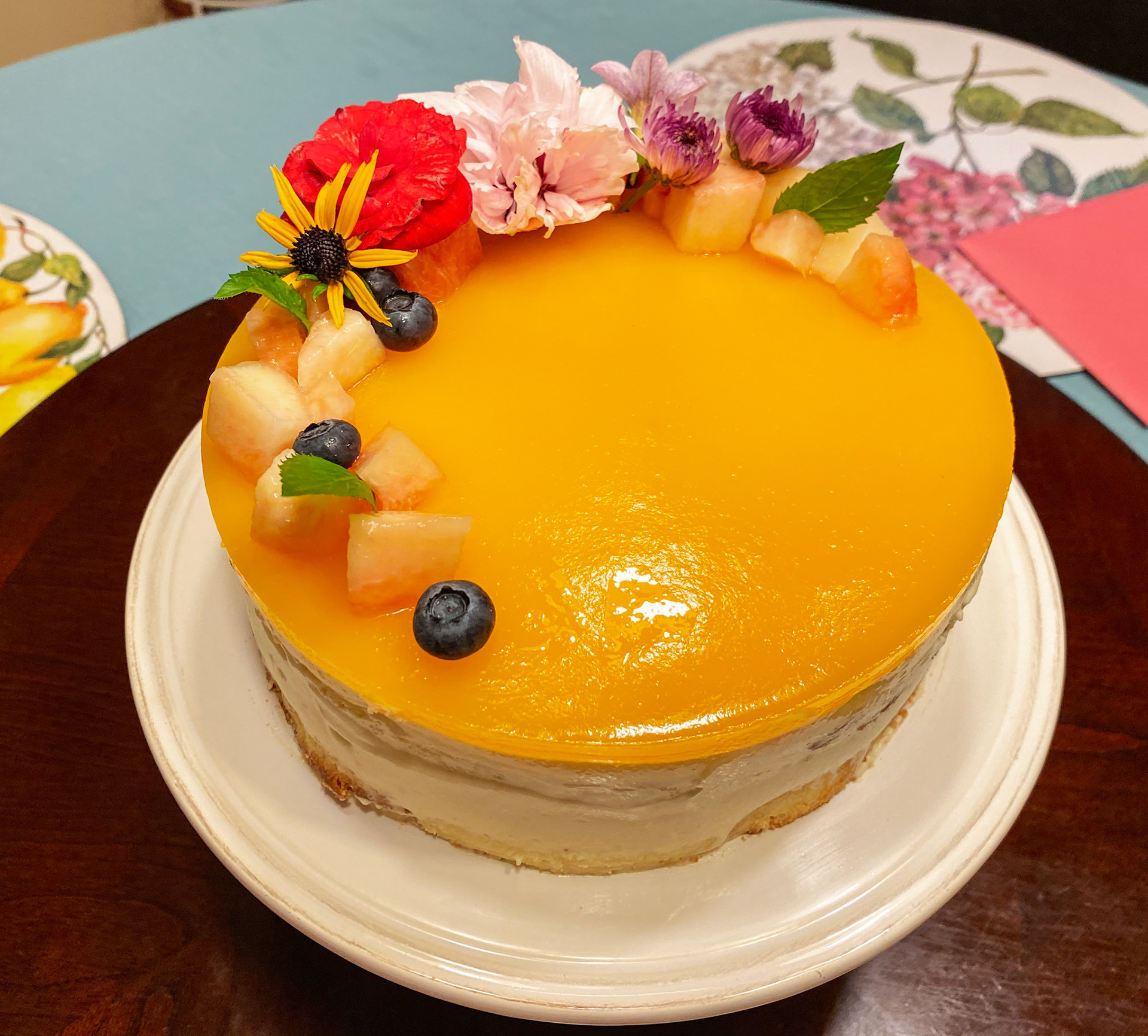 Mango Mousse Cake