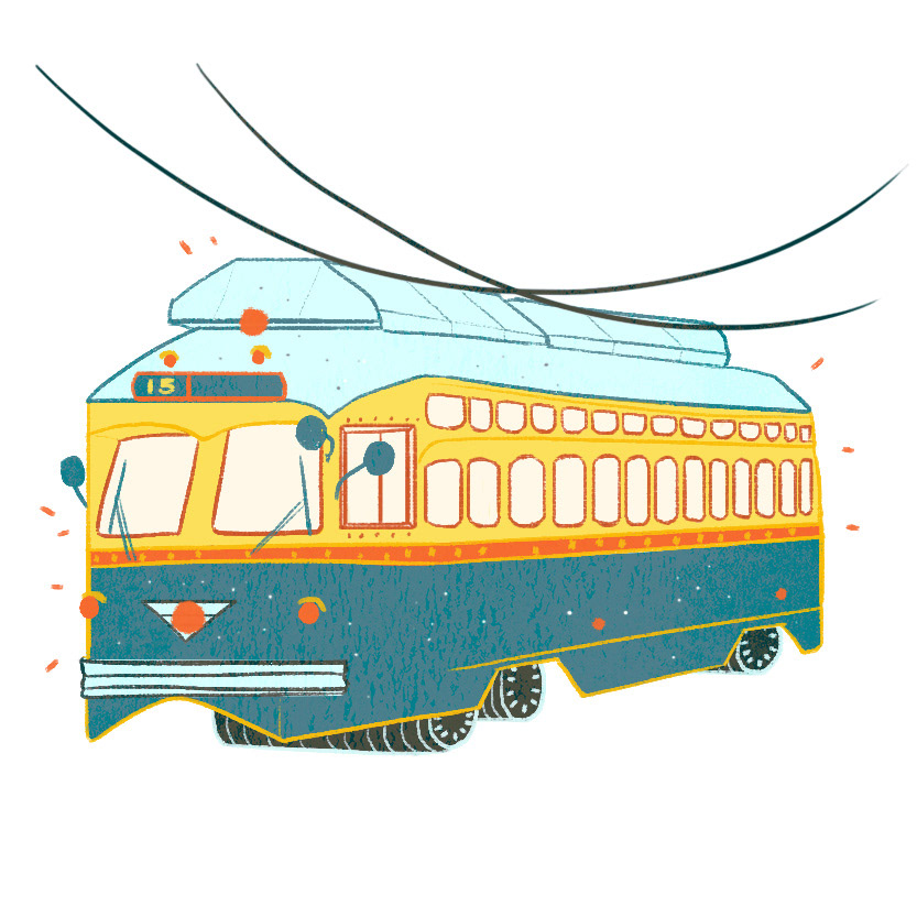 trolley in philadelphia