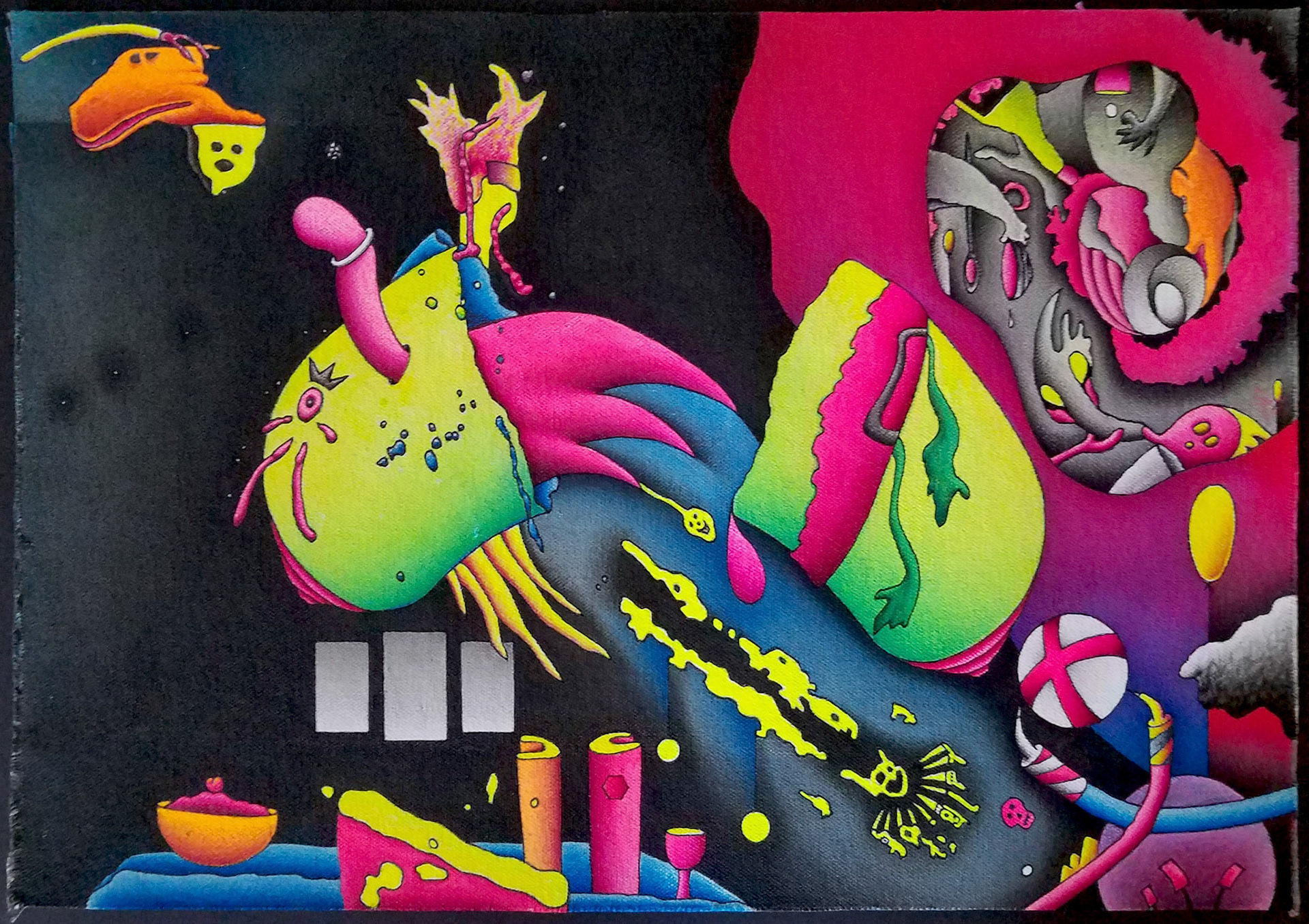 last nights supper 2018 12 x 17.5