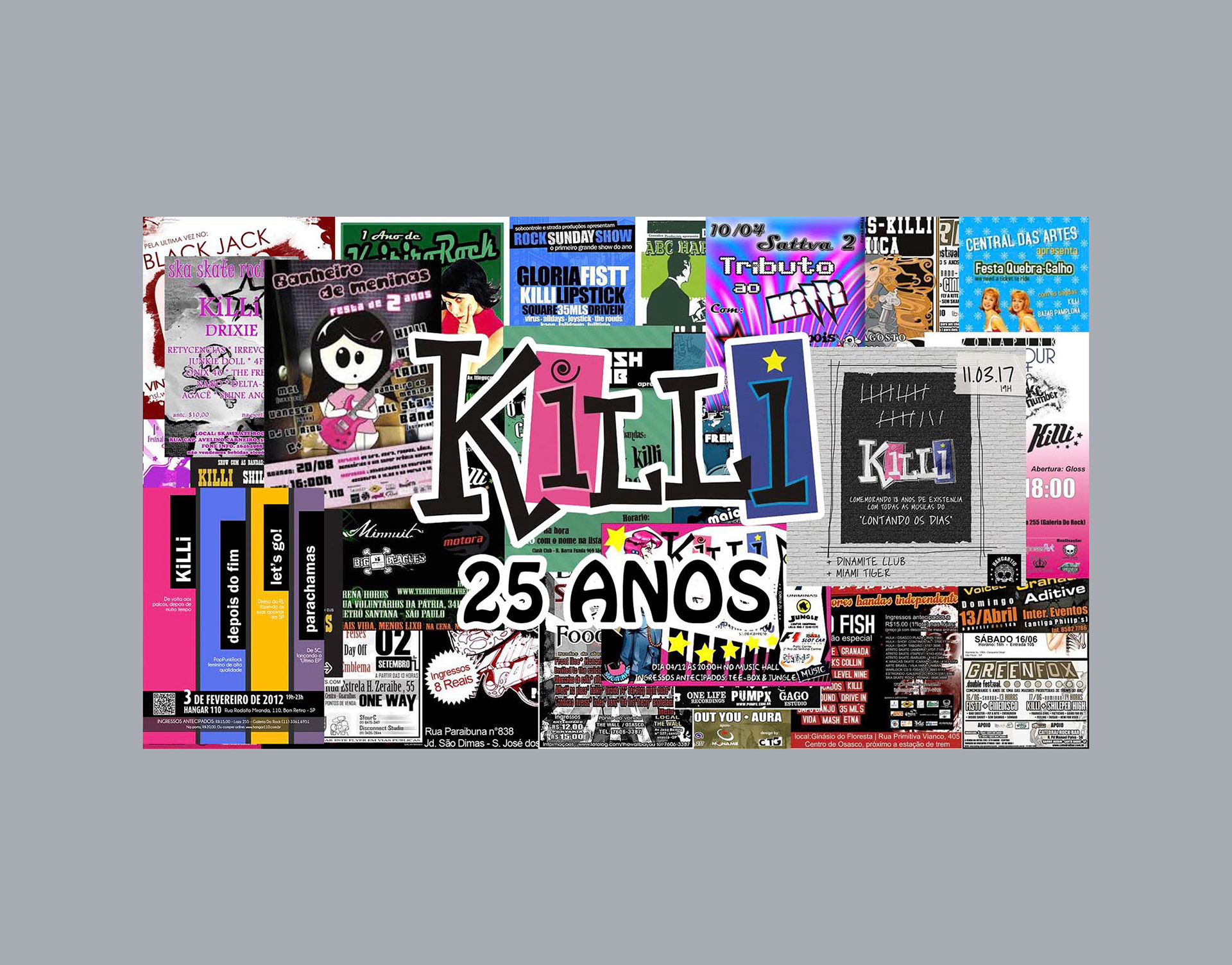 Animation for Video of 25 Years of The Band KiLLi