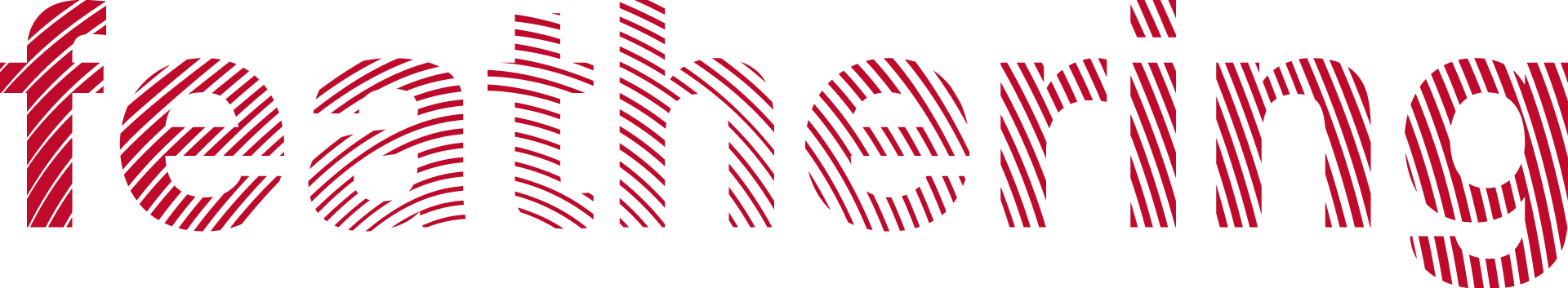 Feathering logo