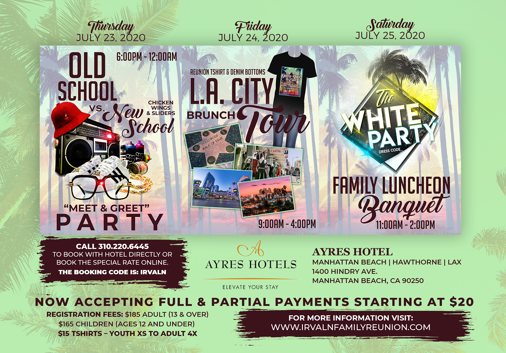 Family Reunion Flyer - Back