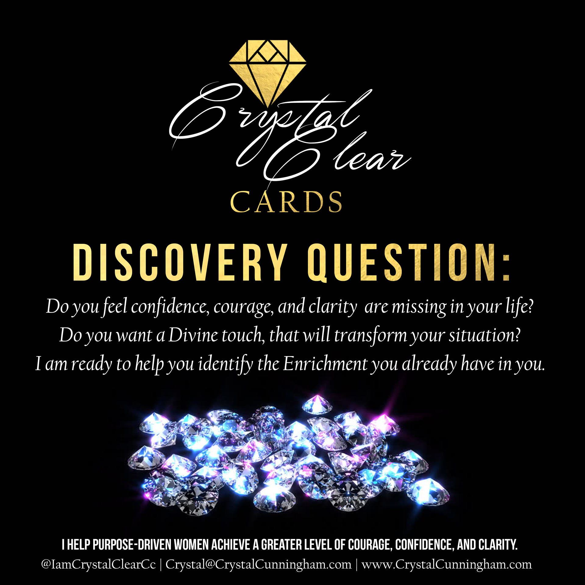 Book Promo Affirmation Card