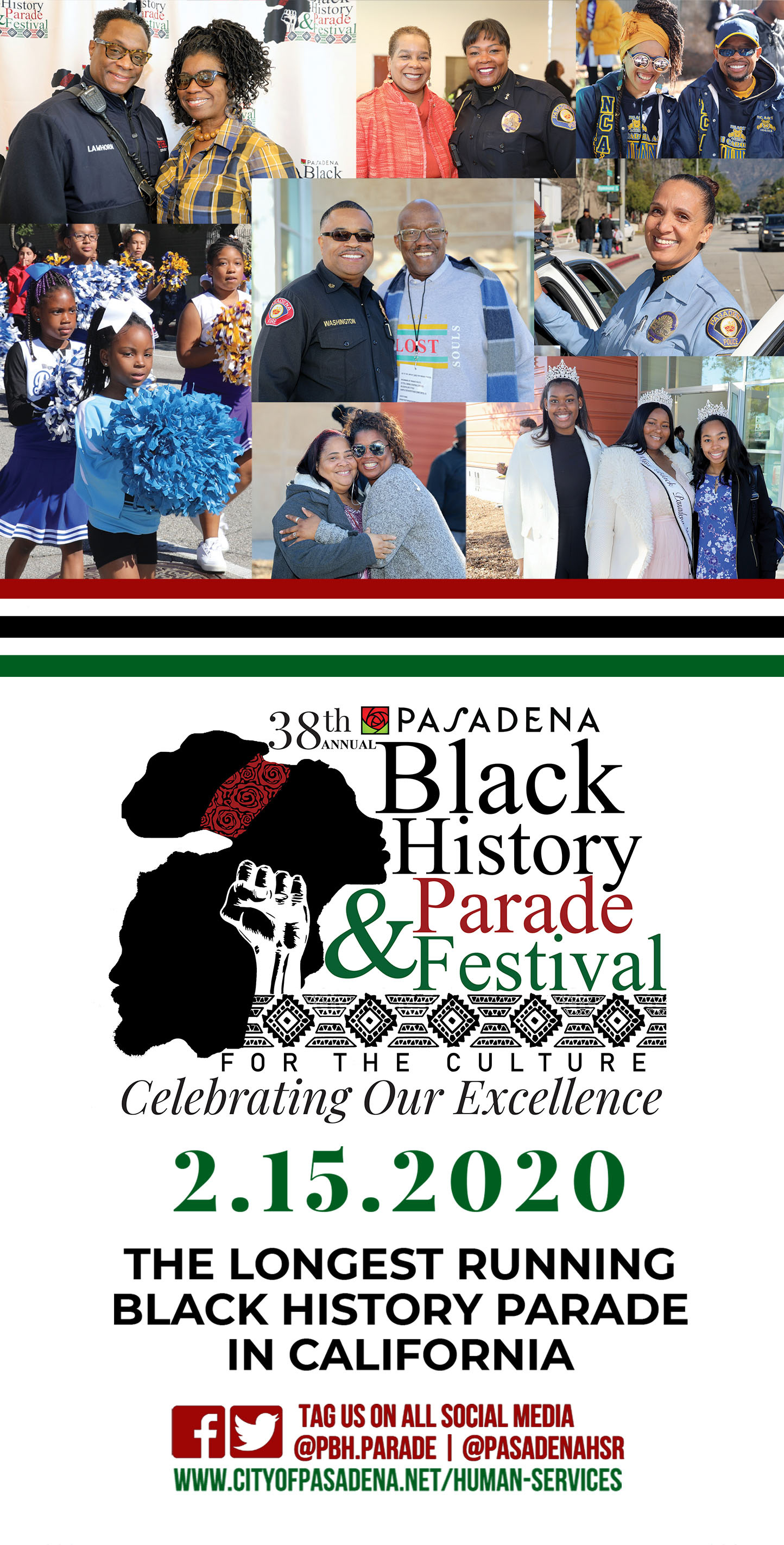 Pasadena Black History Parade Door Hanger
