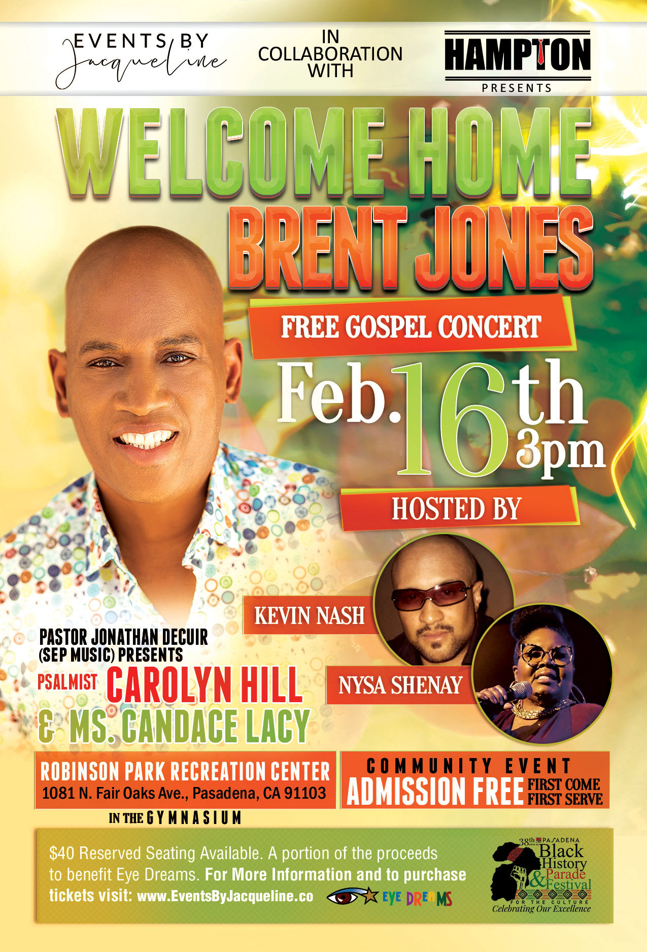 Events By Jacqueline Promo Flyer