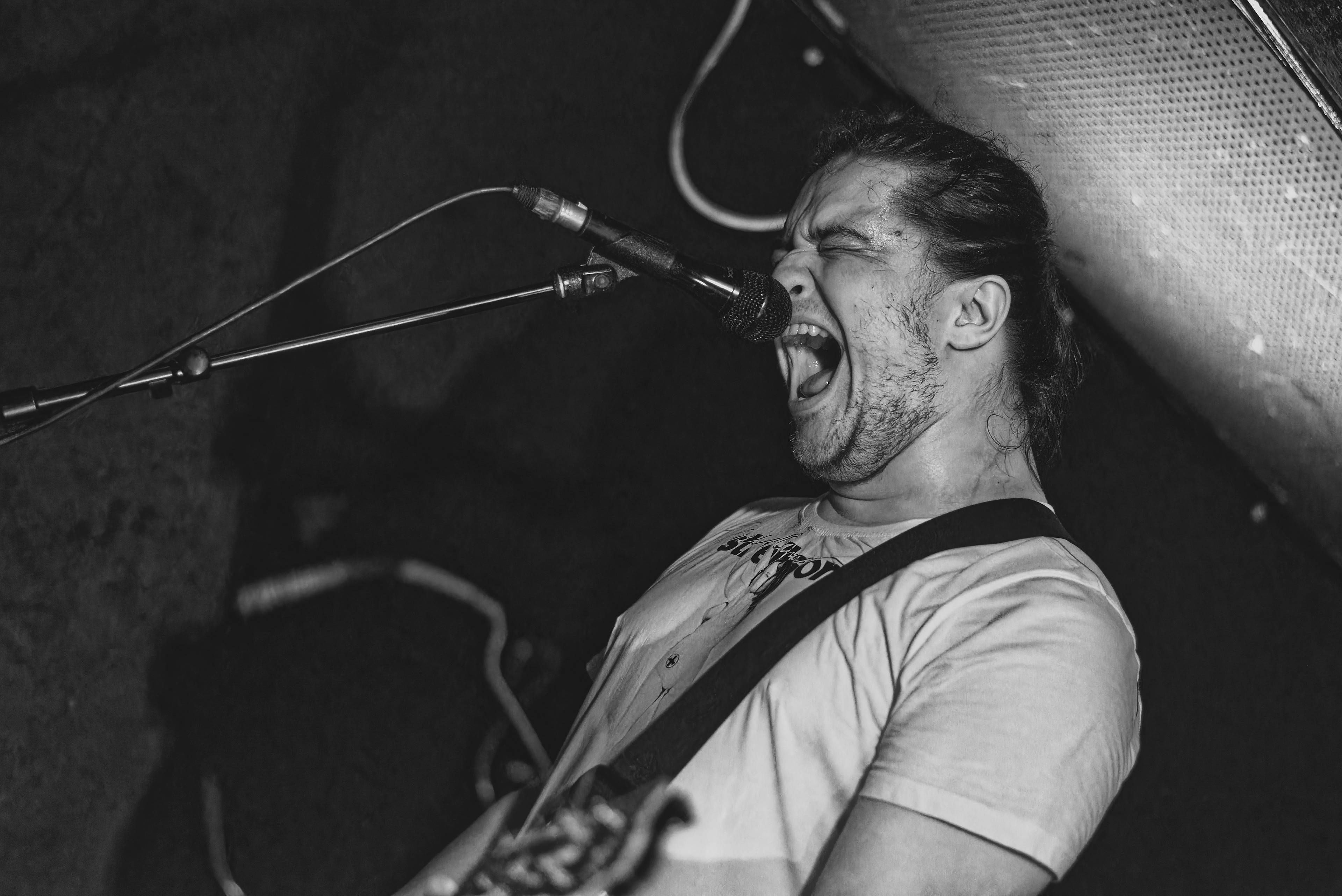 Photo Chanteur-Guitariste - Stoned Jesus - N&B