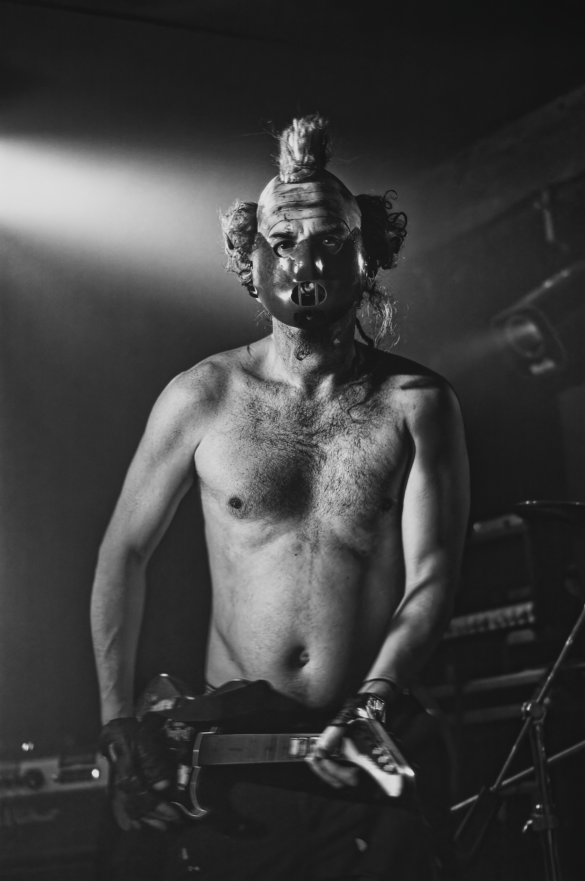 Photo Guitariste - Chartres - N&B