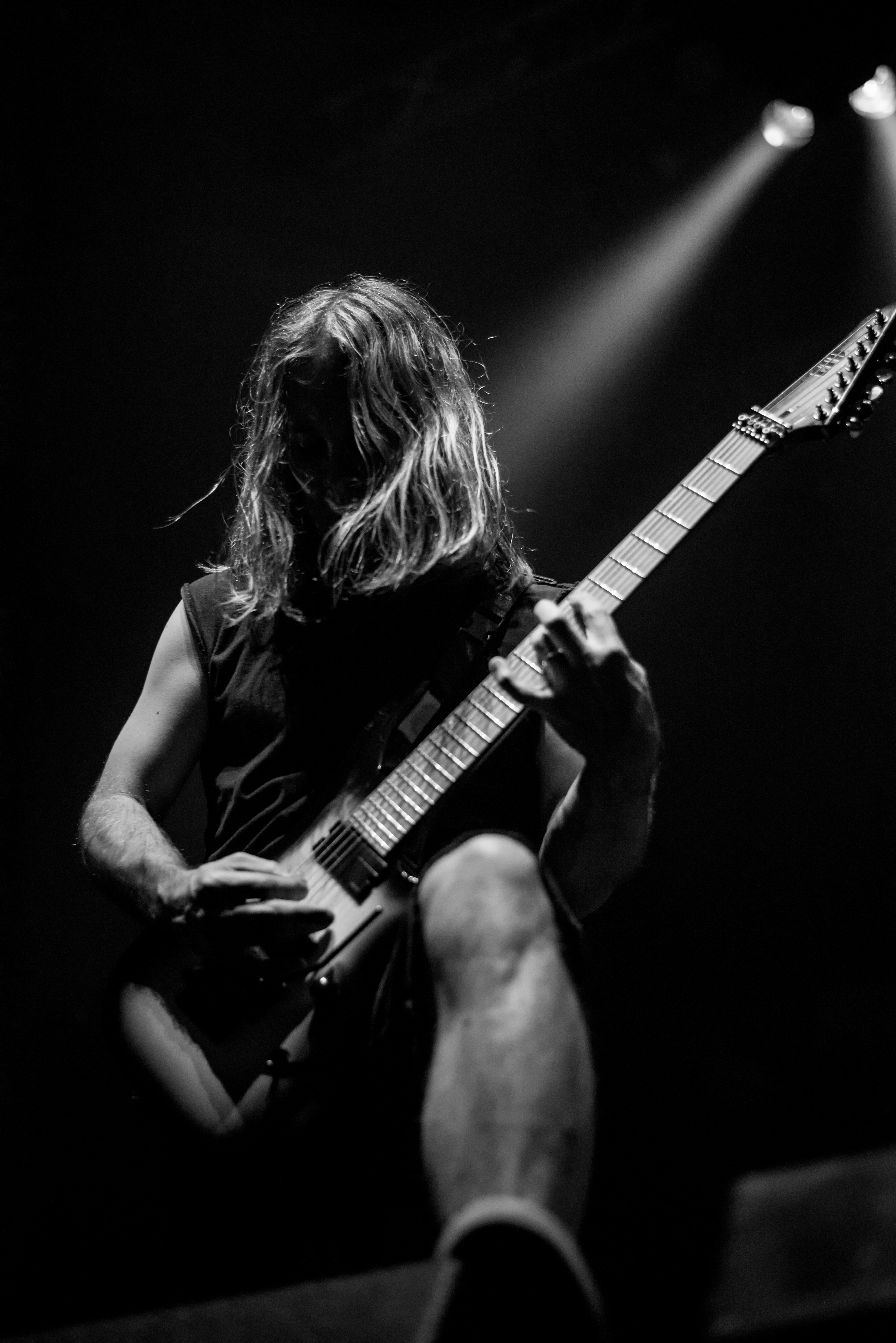 Photo Guitariste - N&B - Clair-Obscur