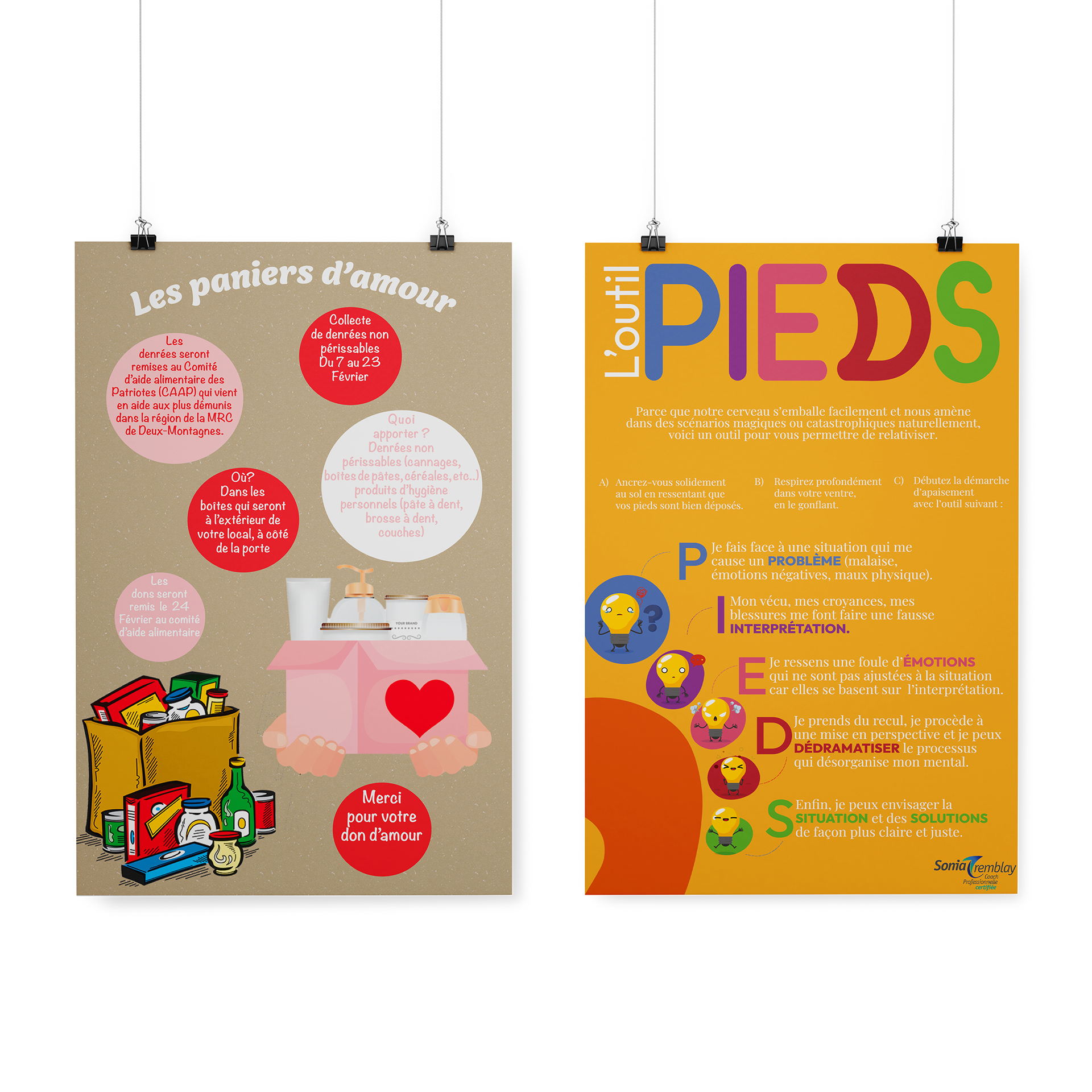 Projets pour clients de l'école 