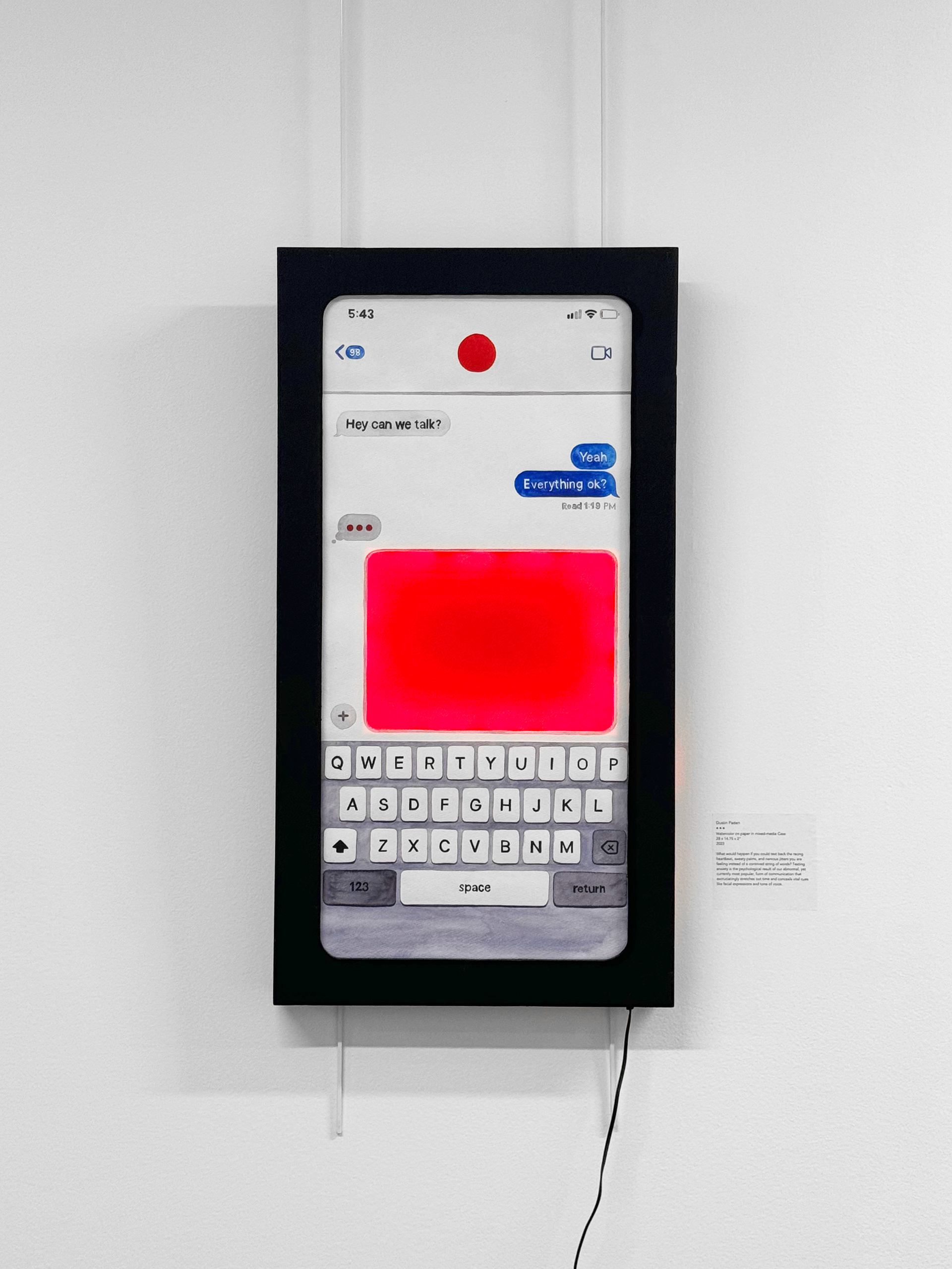 Painting installation detail
