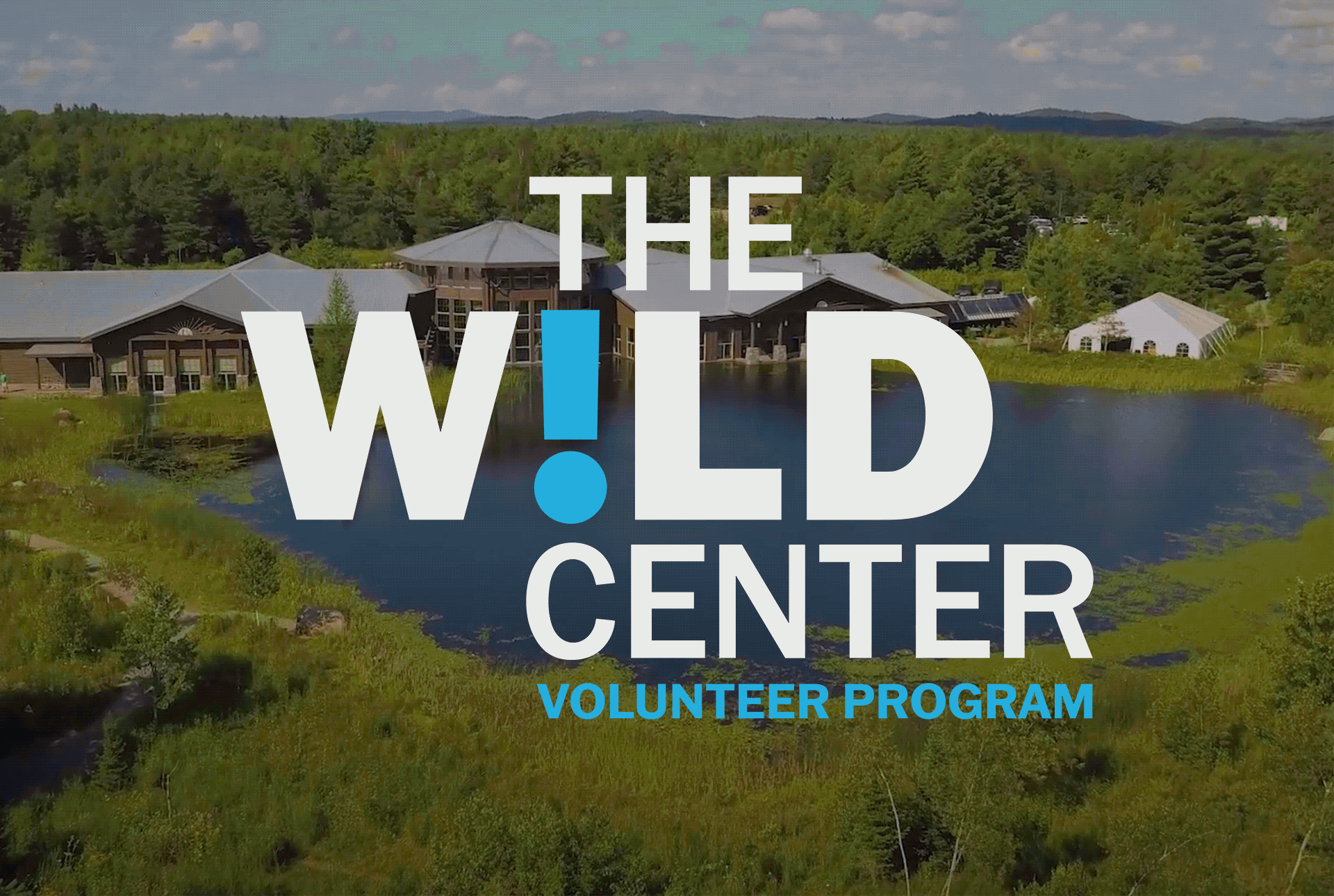 The Wild Center case study title animation