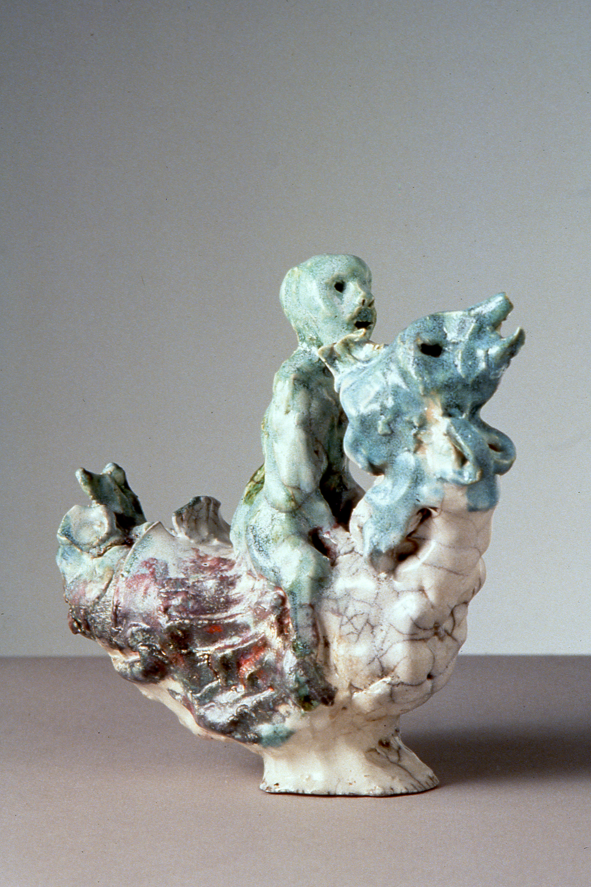 Figure and Chicken h. 23cm