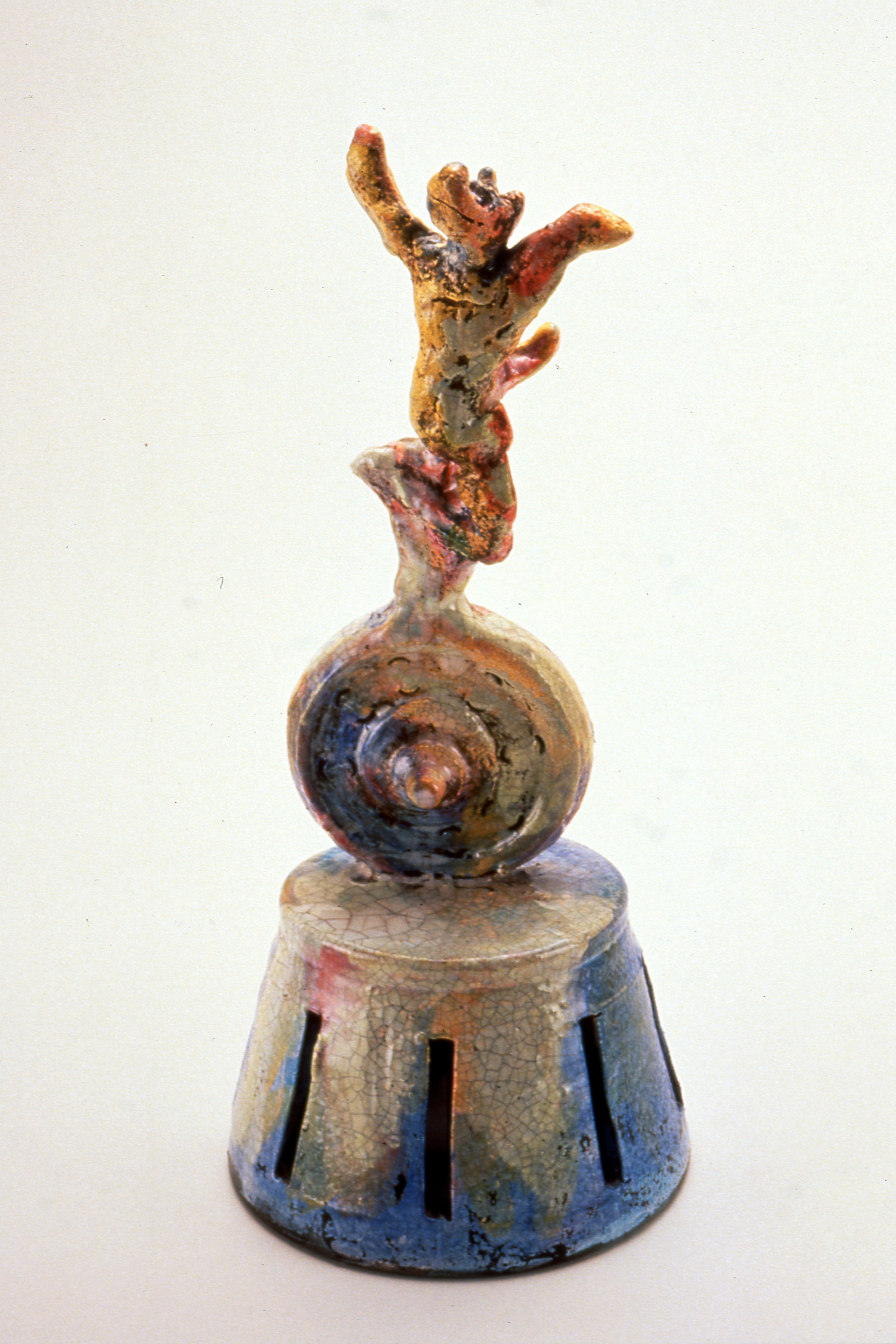 Unicycle and Dog h. 23.5cm