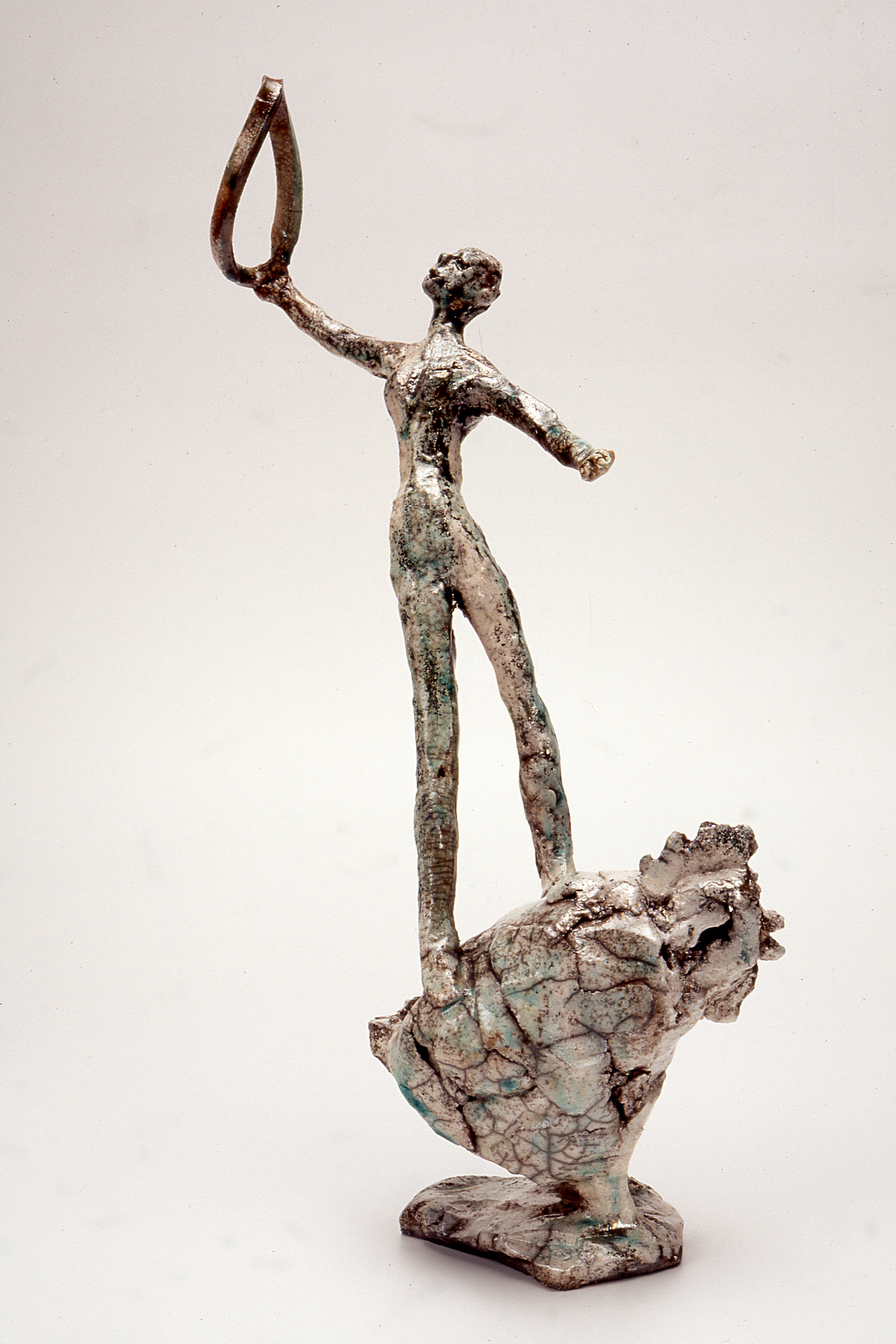 Figure with Hoop. h. 37cm.