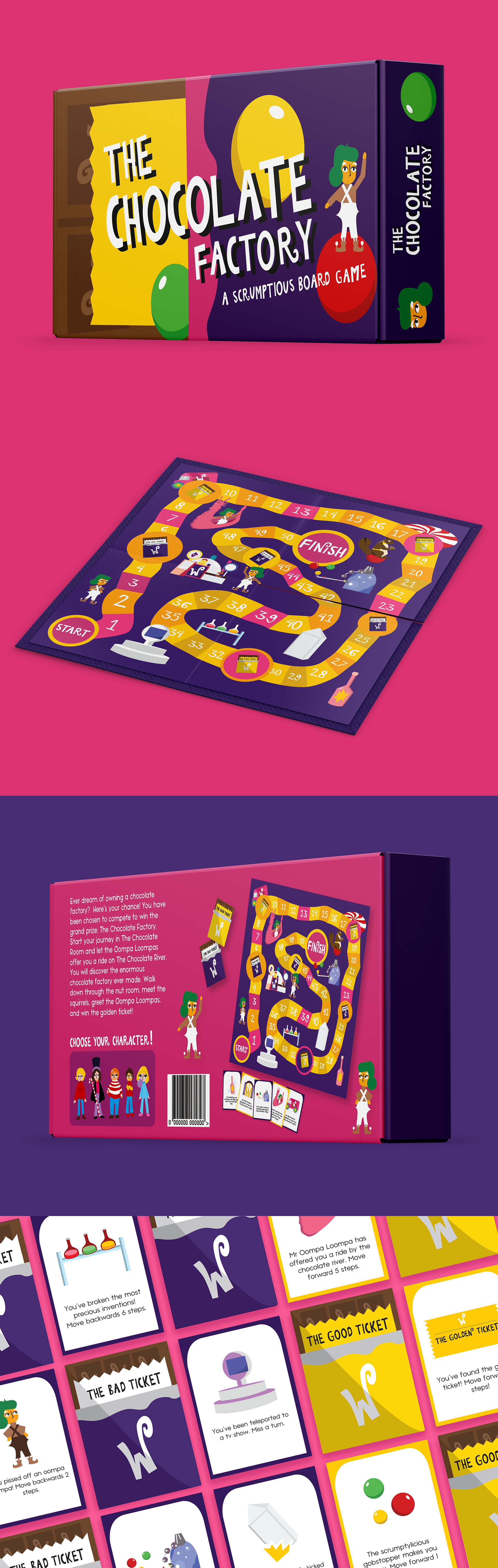 Abigail Alexis Board Game Design The Chocolate Factory