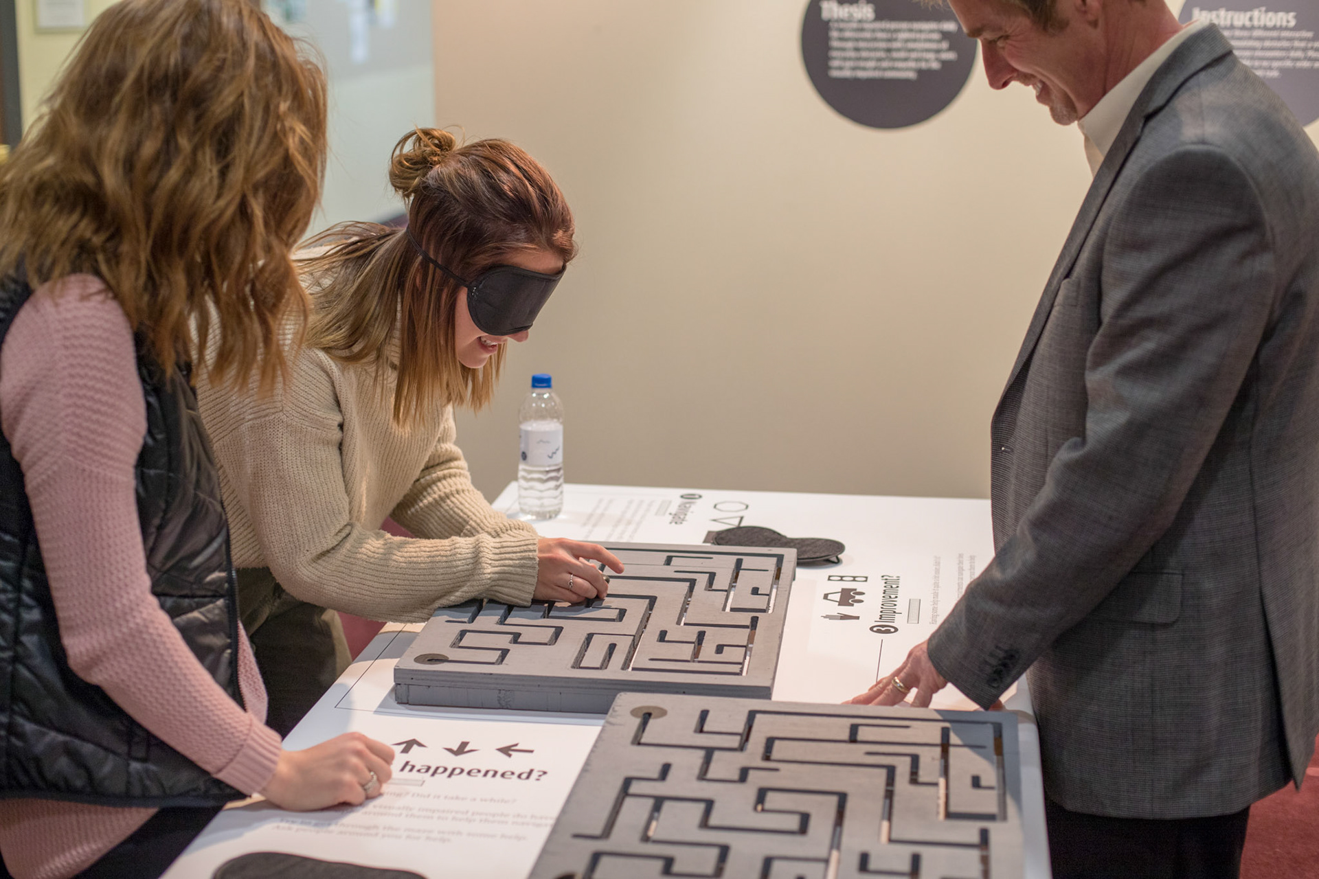 Designer, Krista Von Holten's thesis project dealing with understanding the needs of the visually impaired