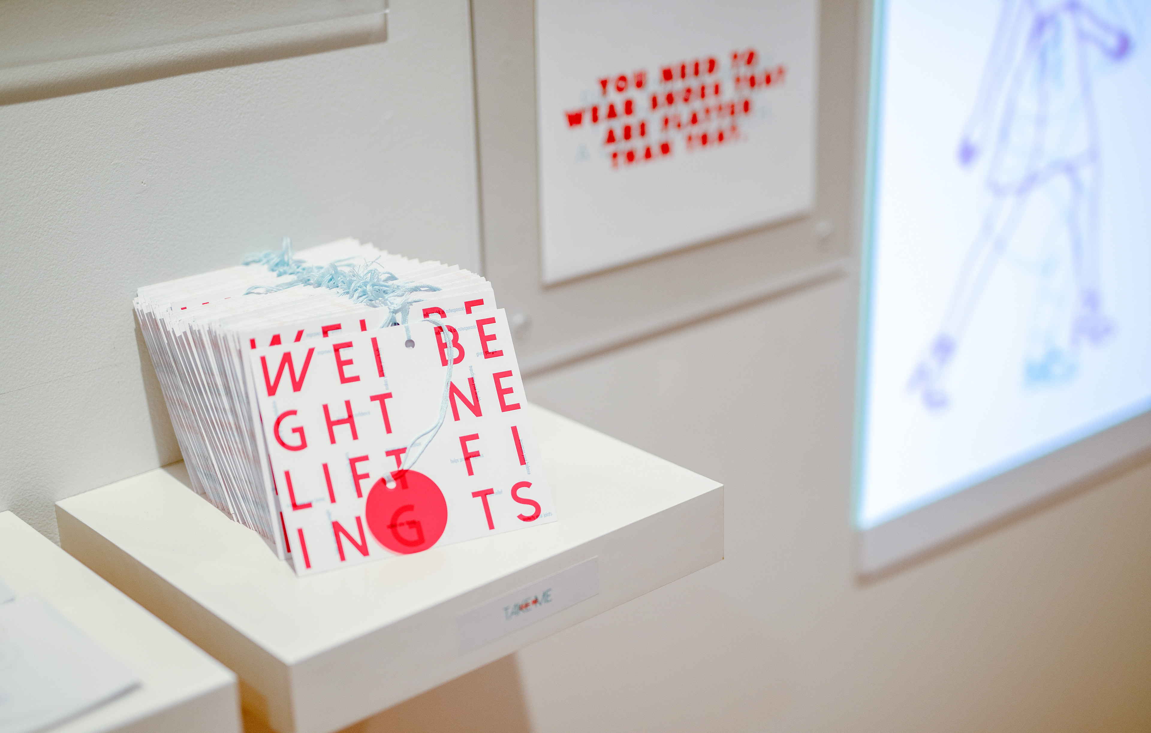 Designer Majo Aparicio's thesis project dealing with female weight lifting