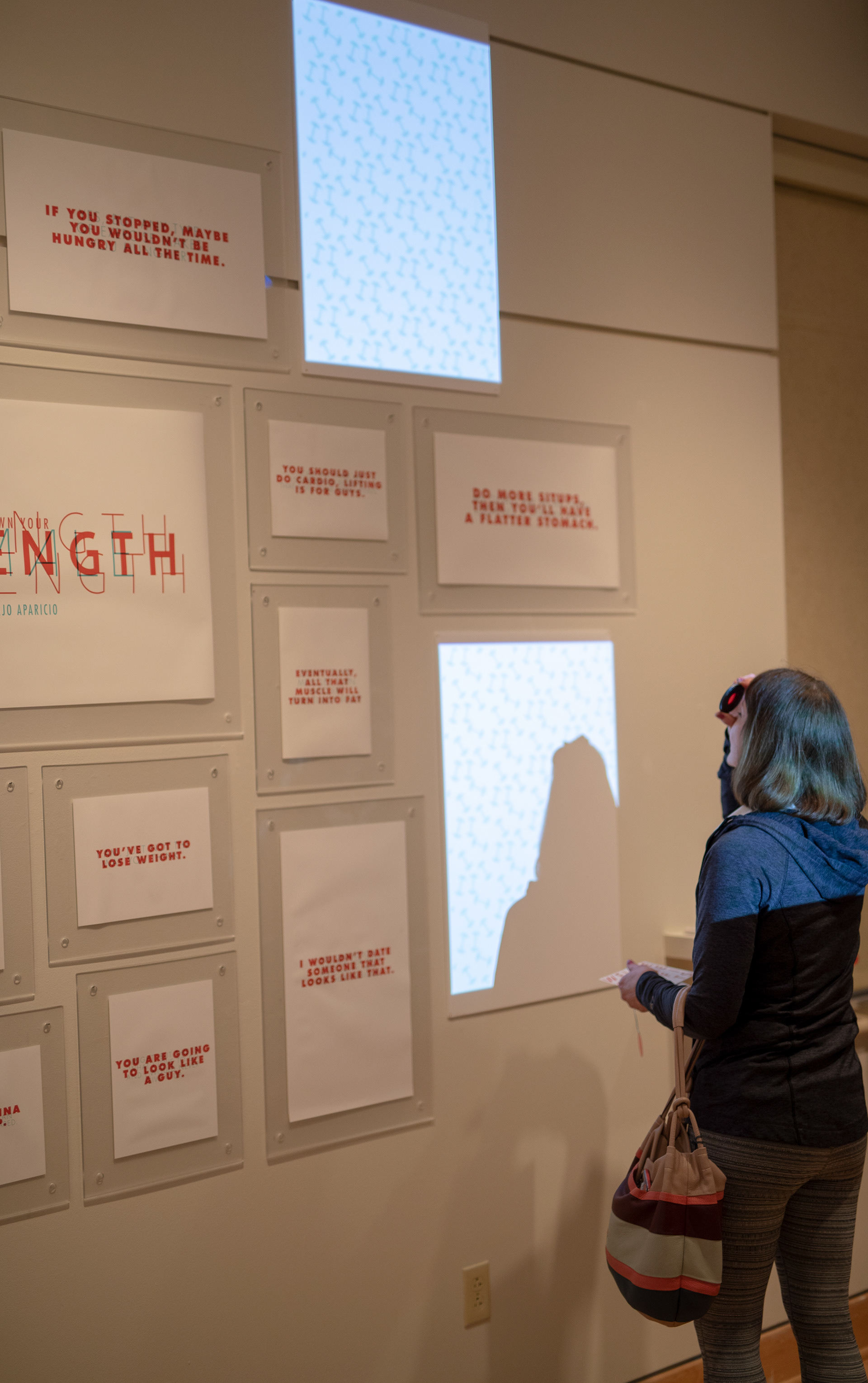 Designer Majo Aparicio's thesis project dealing with female weight lifting