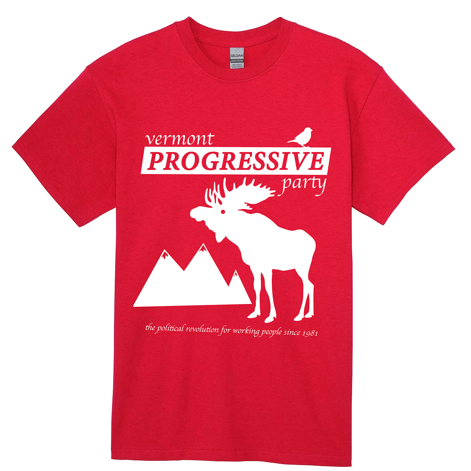 T-shirt commission from Vermont Progressive Party