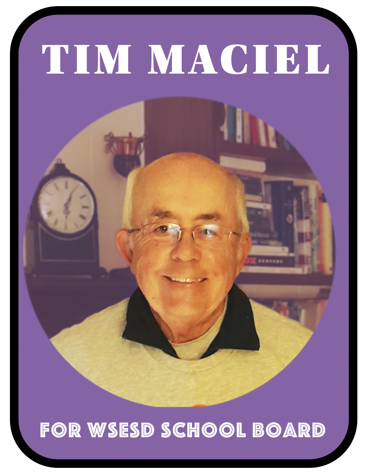 School board candidate flyer