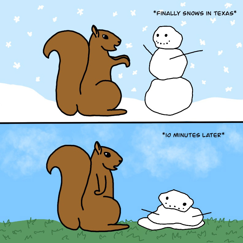Rich, Zoe. Snow Squirrel Comic, 2025