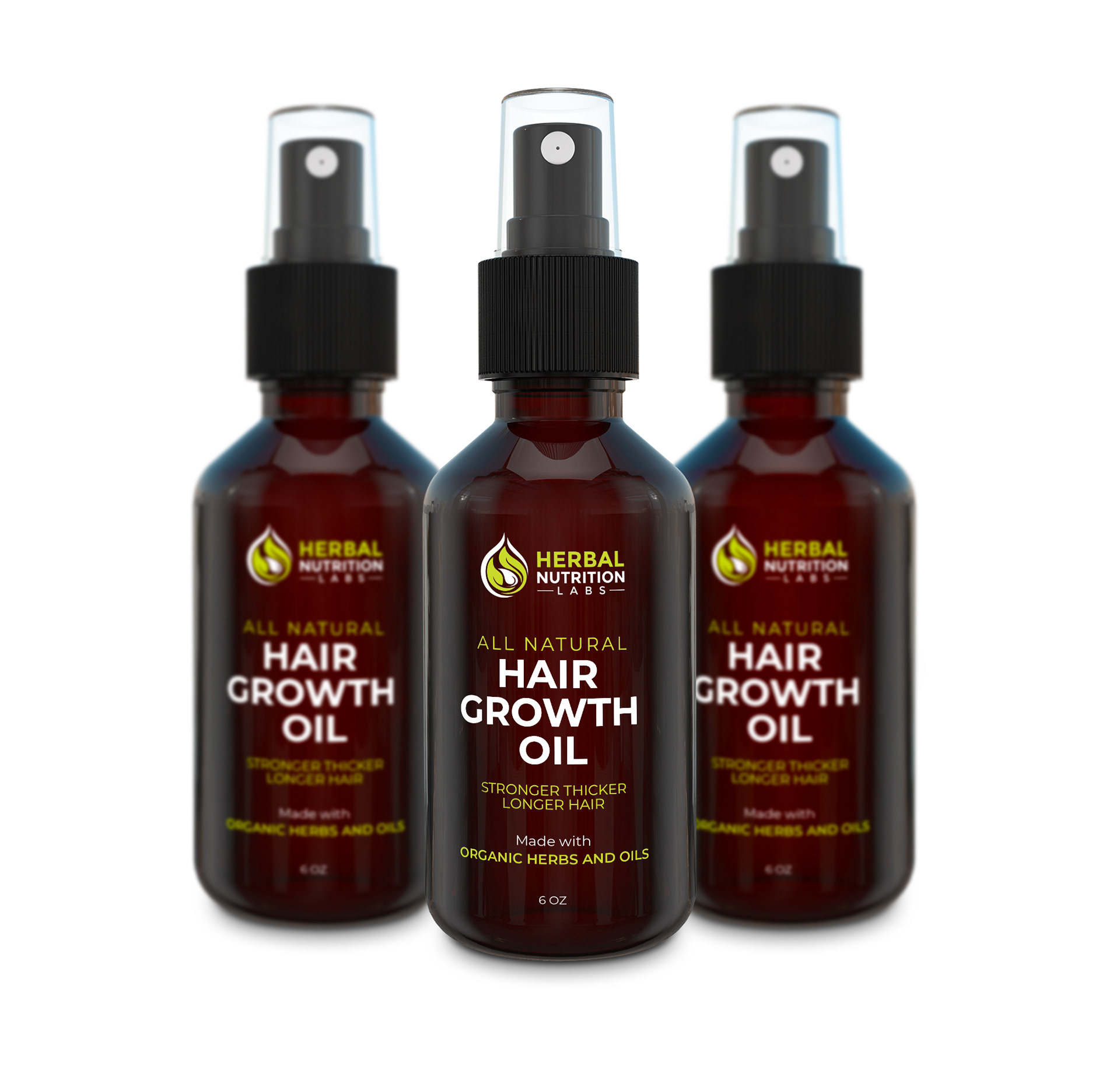 AD Projects - applied design - Herbal Nutrition Hair Growth Oil Label Design AD Projects - applied design - Herbal Nutrition Hair Growth Oil Label Design