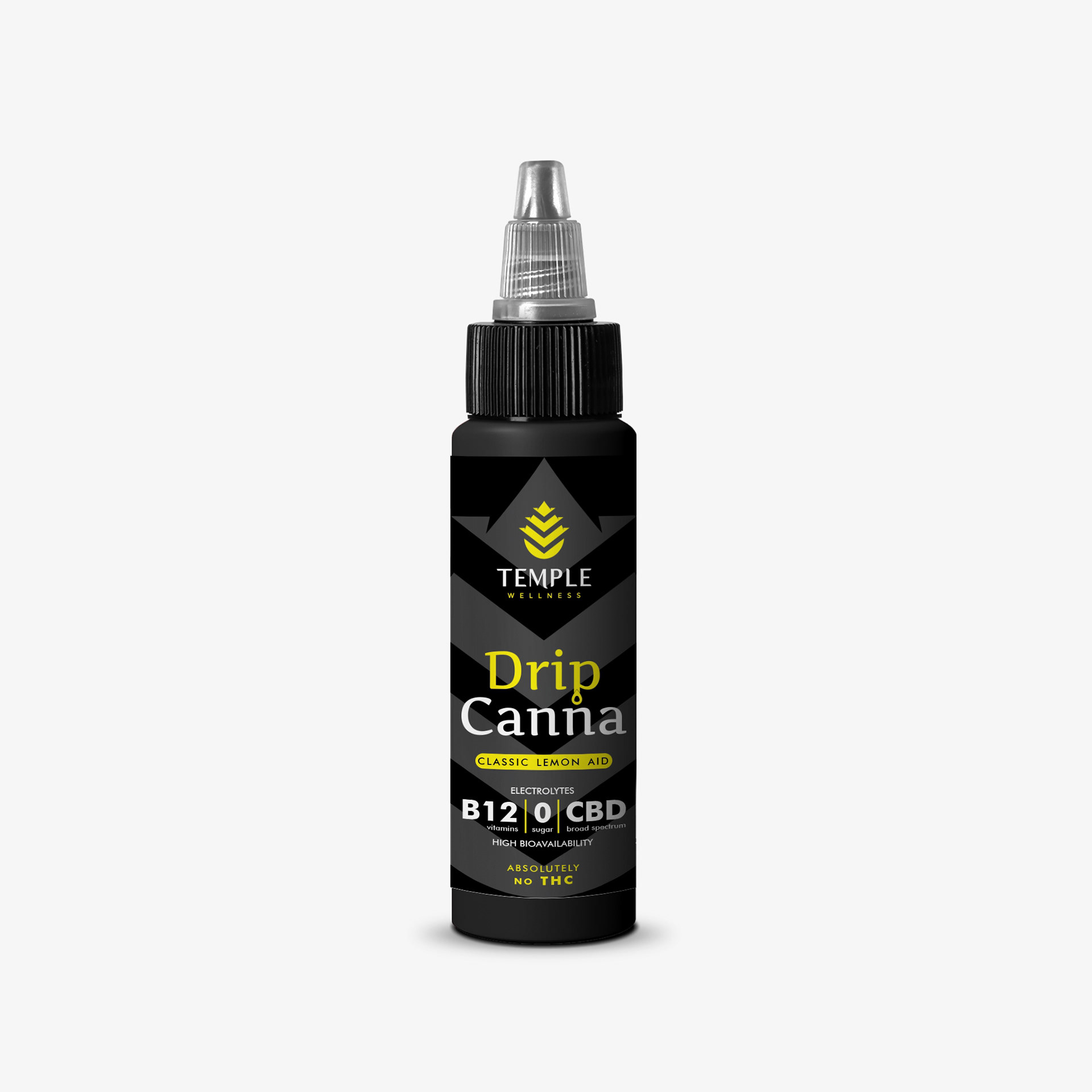 Temple Drip Canna Label Design Concept