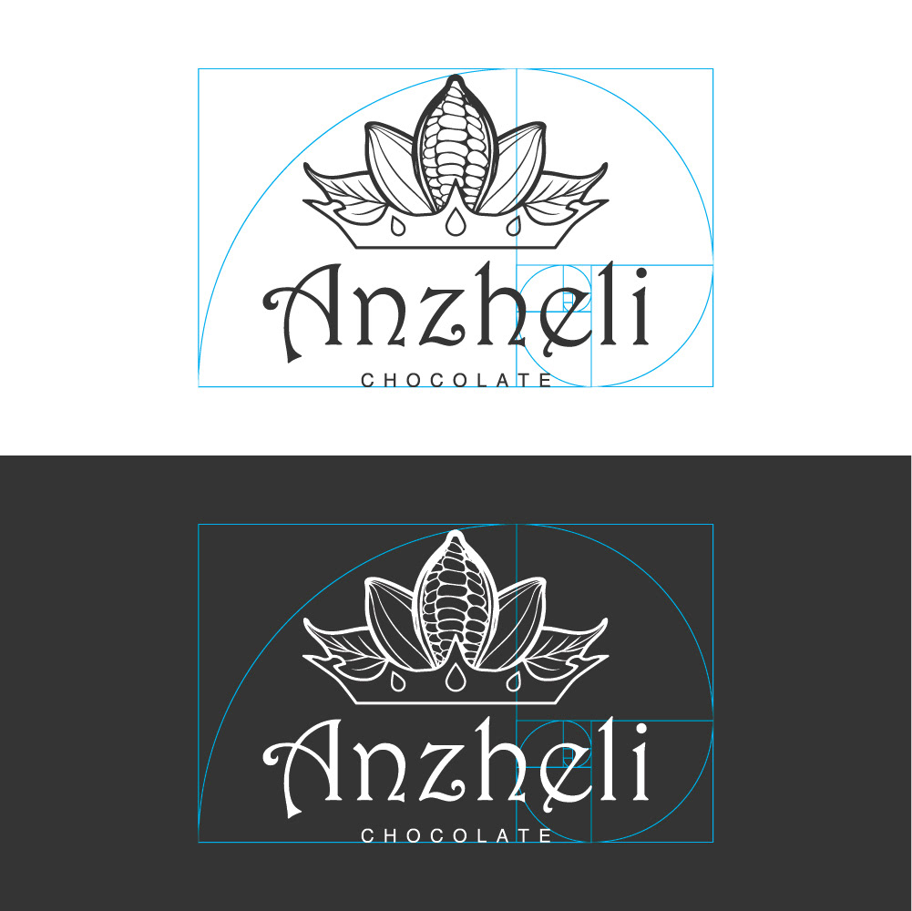 Anzheli Chocolate Logo Construction