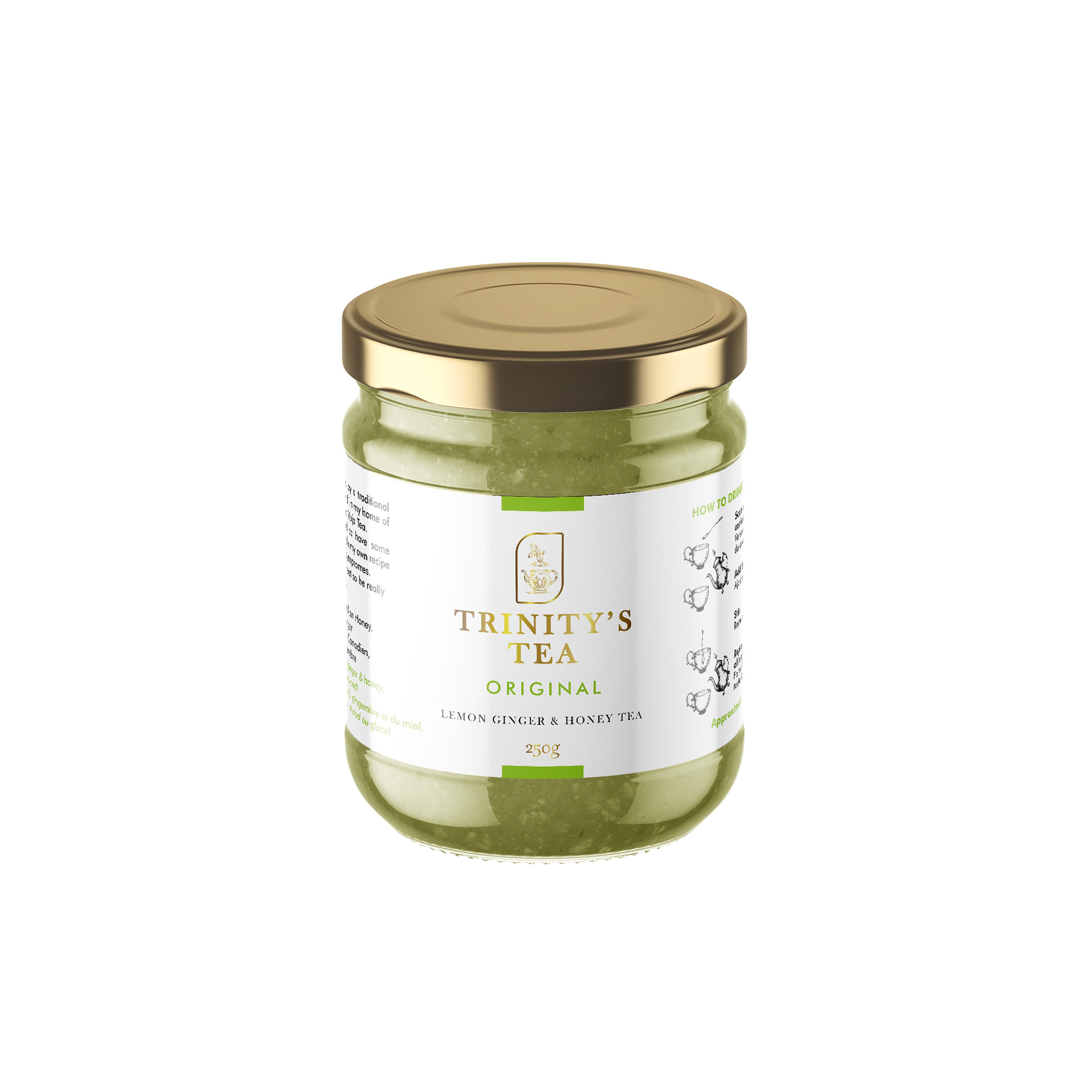 Trinity's Tea Label Design Concept