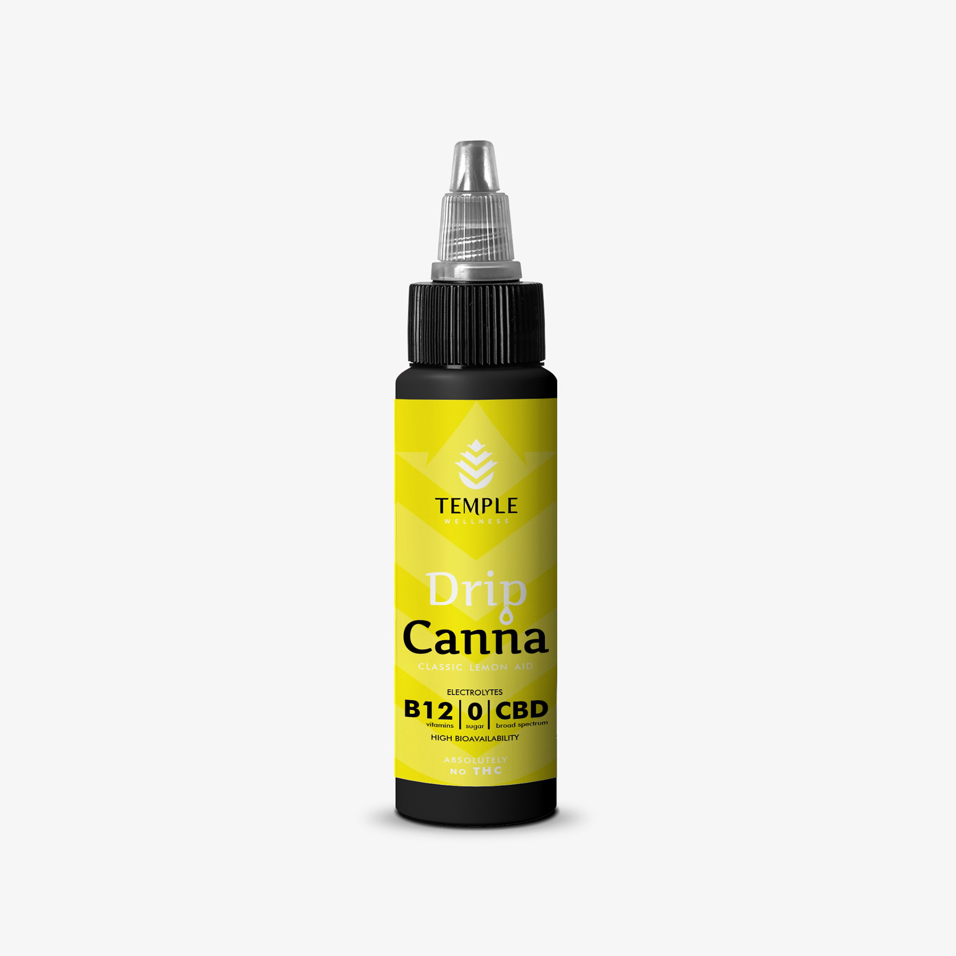 Temple Drip Canna Label Design Concept
