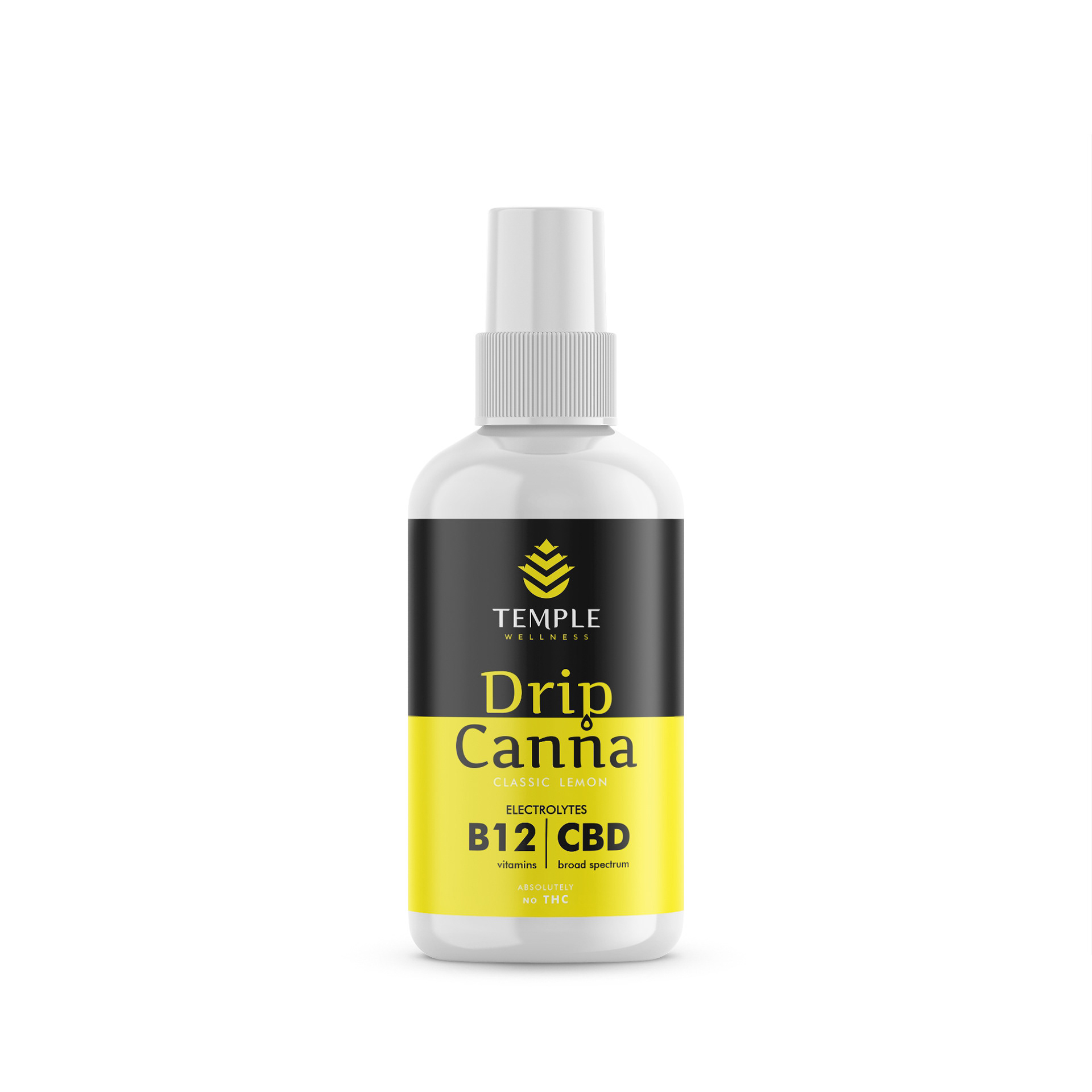 Temple Drip Canna Label Design Concept